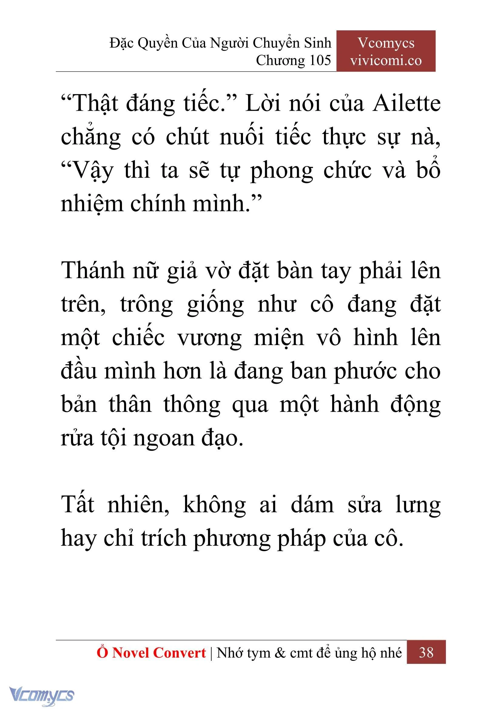 [Novel] Đặc Quyền Của Người Chuyển Sinh Chapter  105 - 40