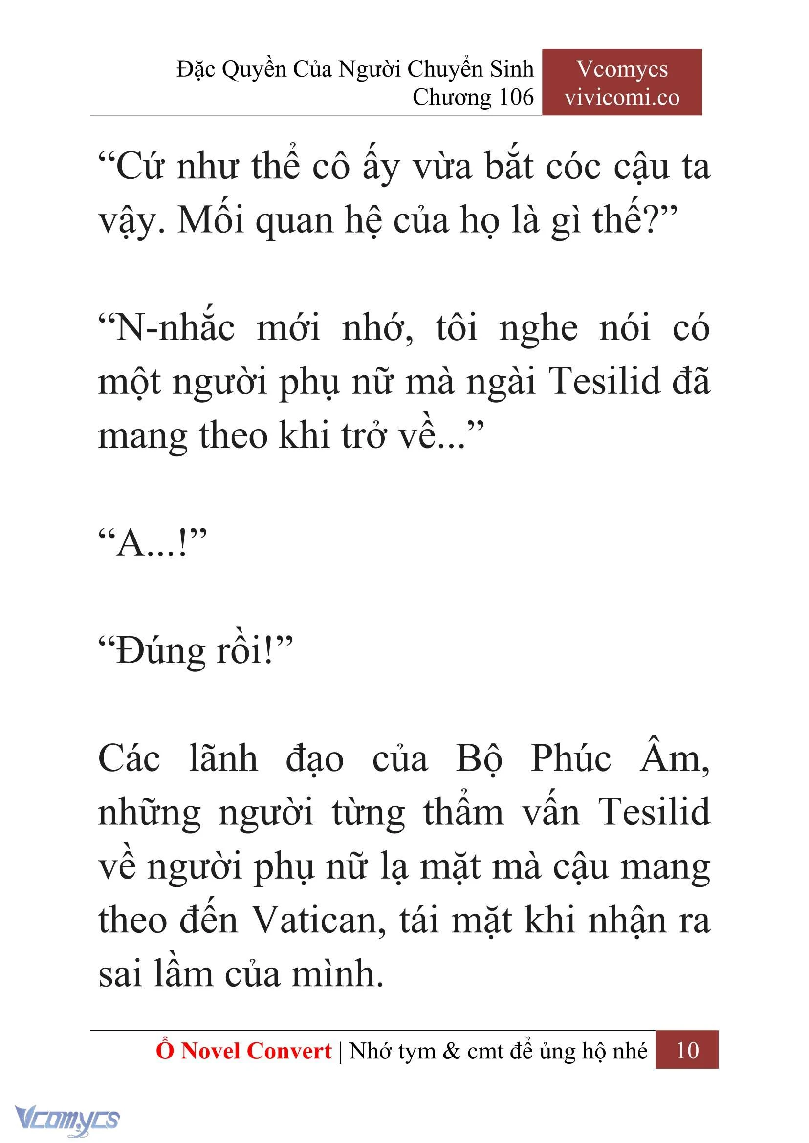 [Novel] Đặc Quyền Của Người Chuyển Sinh Chapter  106 - 12