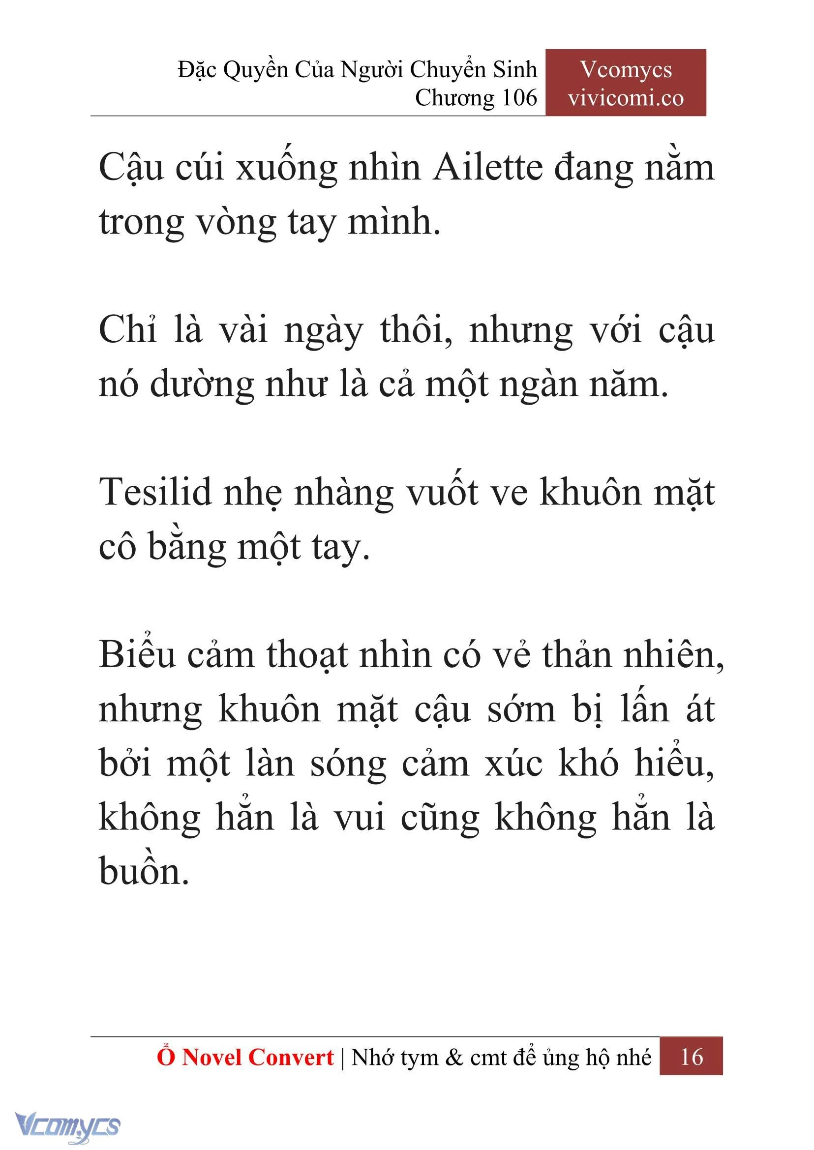 [Novel] Đặc Quyền Của Người Chuyển Sinh Chapter  106 - 18