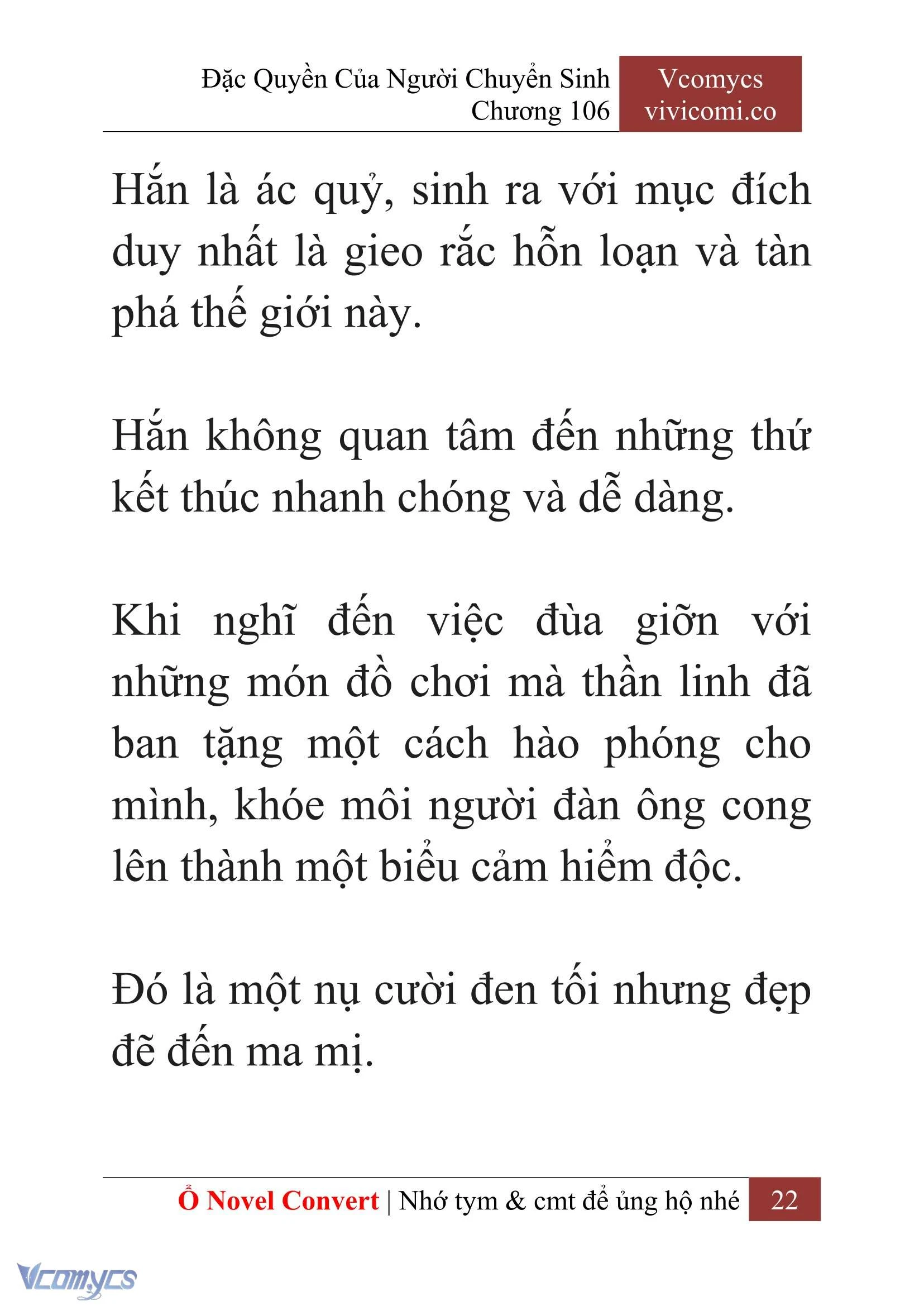 [Novel] Đặc Quyền Của Người Chuyển Sinh Chapter  106 - 24
