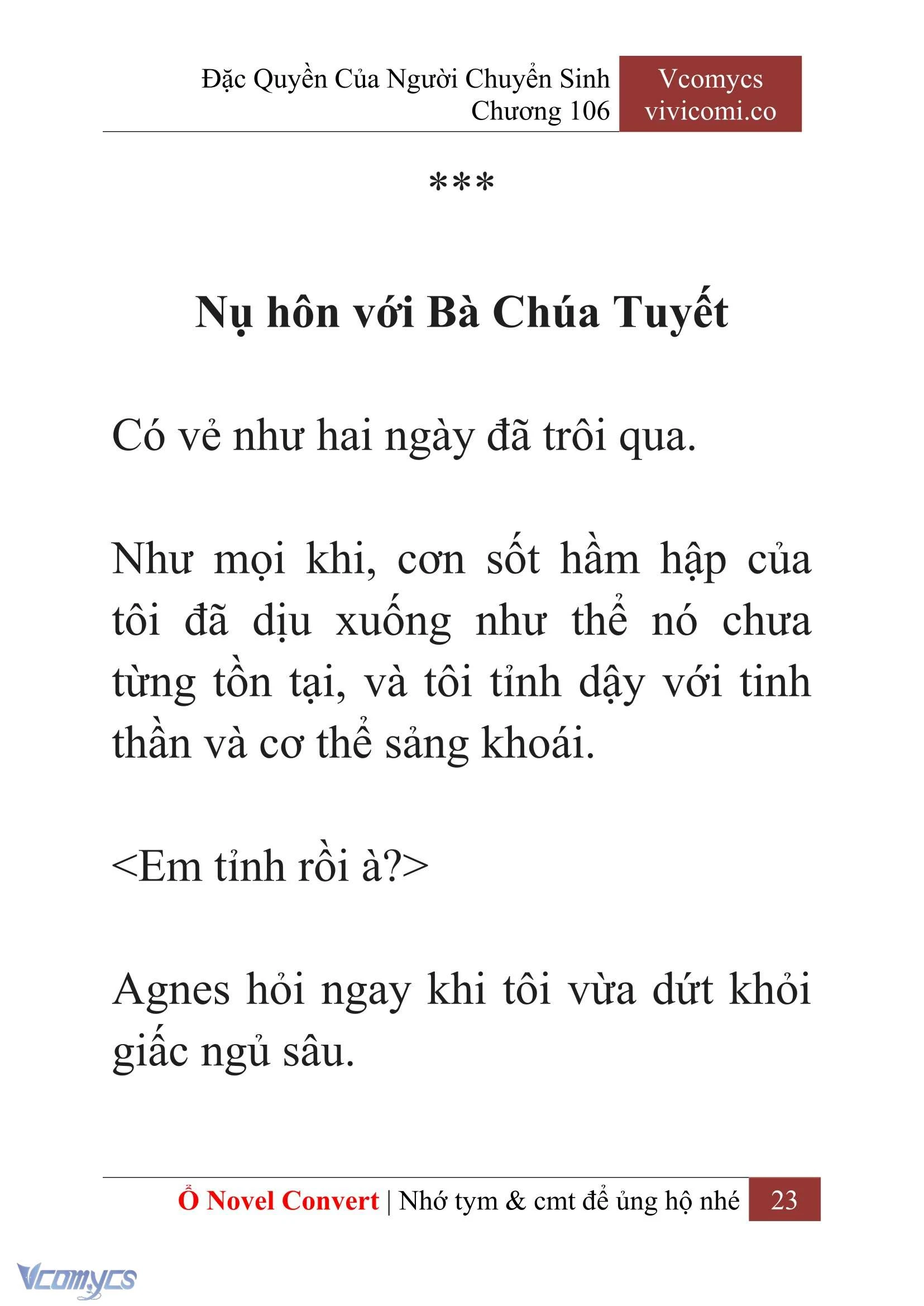 [Novel] Đặc Quyền Của Người Chuyển Sinh Chapter  106 - 25