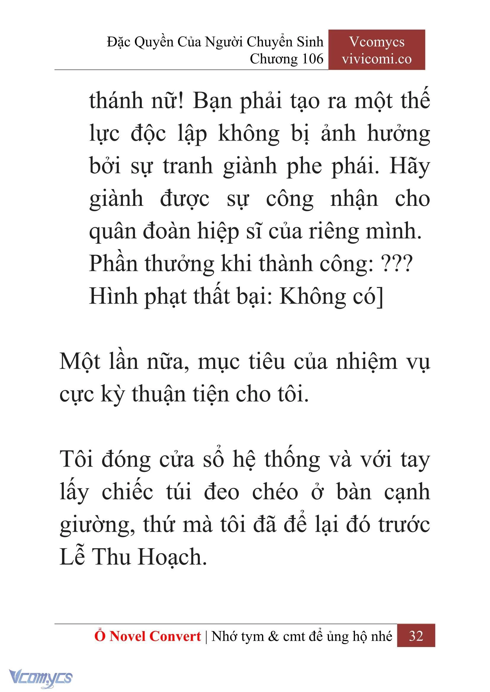 [Novel] Đặc Quyền Của Người Chuyển Sinh Chapter  106 - 34