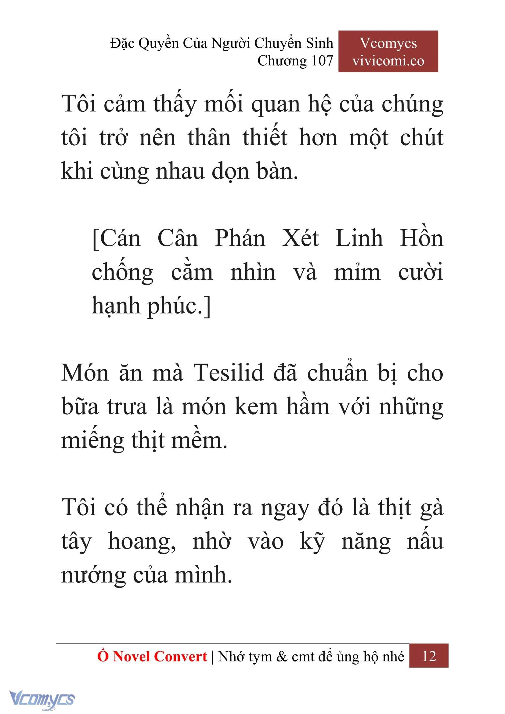 [Novel] Đặc Quyền Của Người Chuyển Sinh Chapter  107 - 14