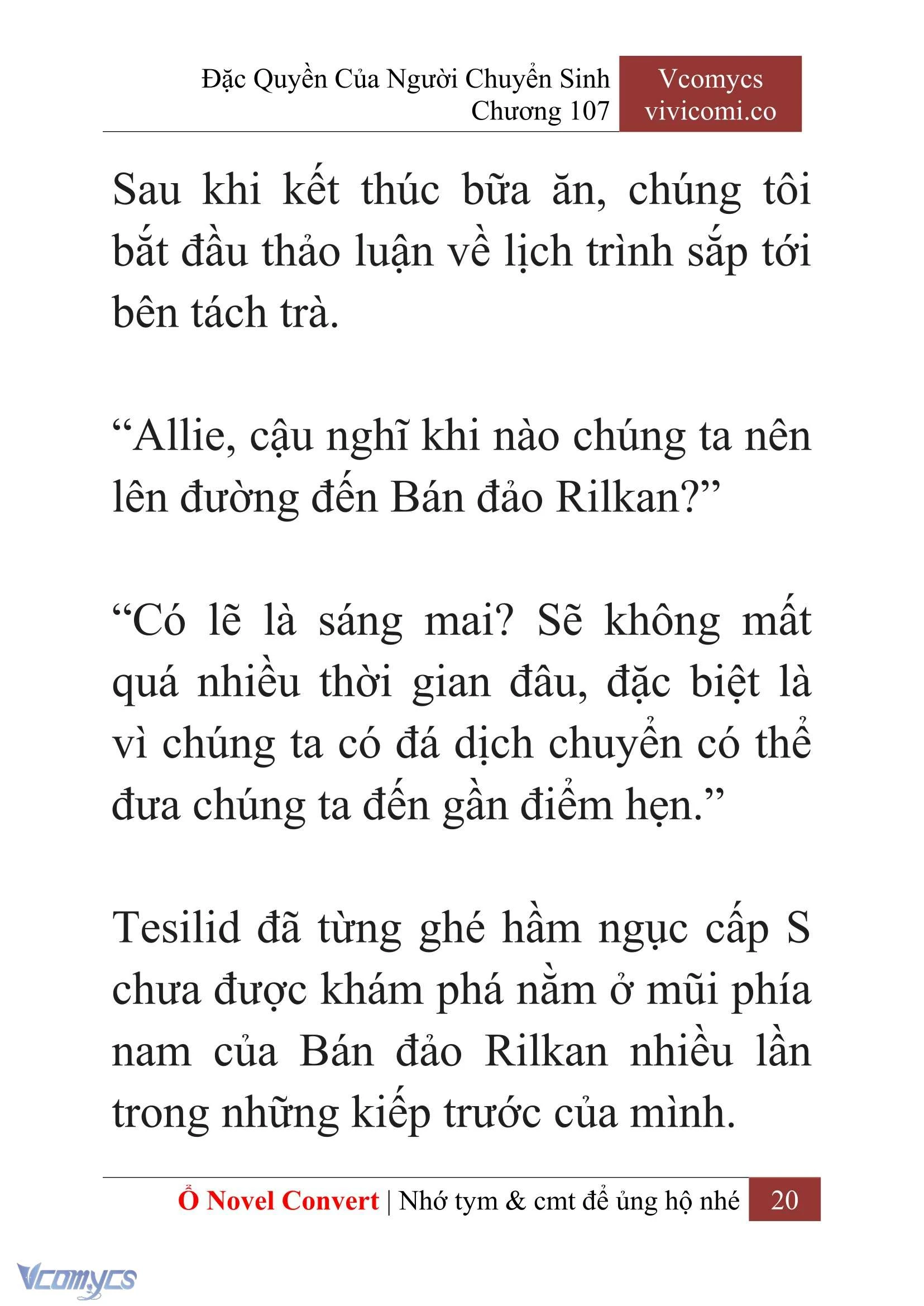 [Novel] Đặc Quyền Của Người Chuyển Sinh Chapter  107 - 22