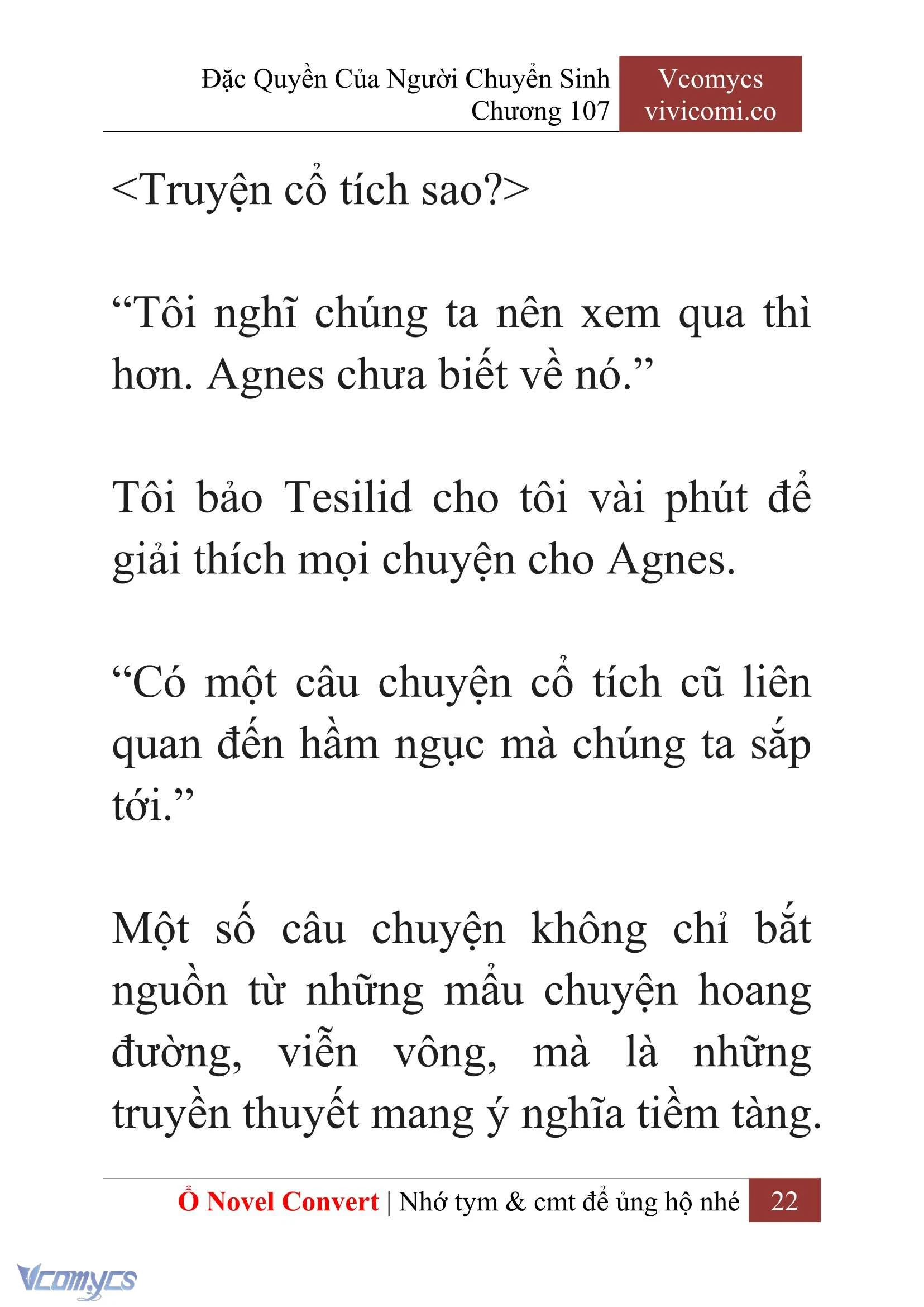 [Novel] Đặc Quyền Của Người Chuyển Sinh Chapter  107 - 24