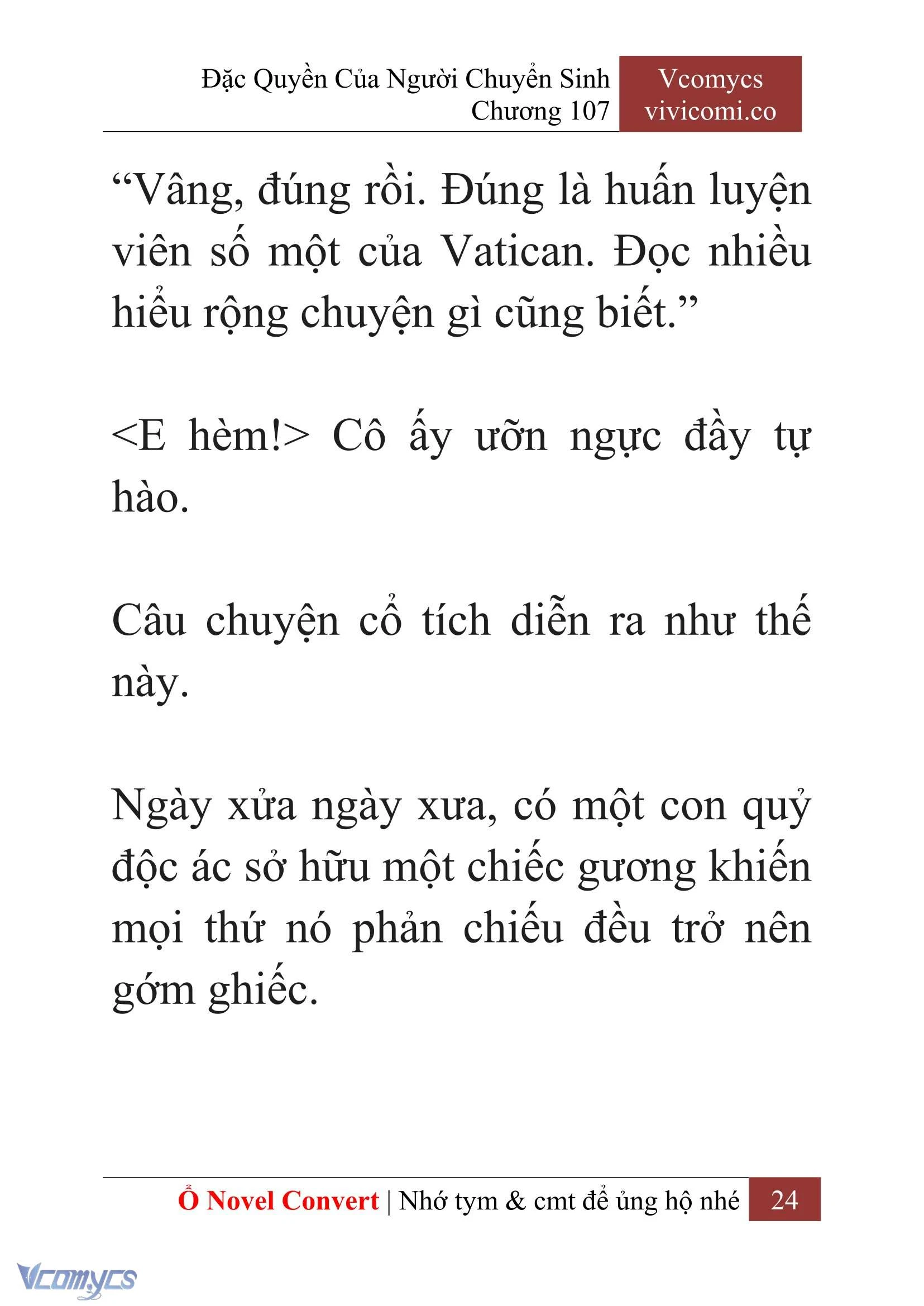 [Novel] Đặc Quyền Của Người Chuyển Sinh Chapter  107 - 26