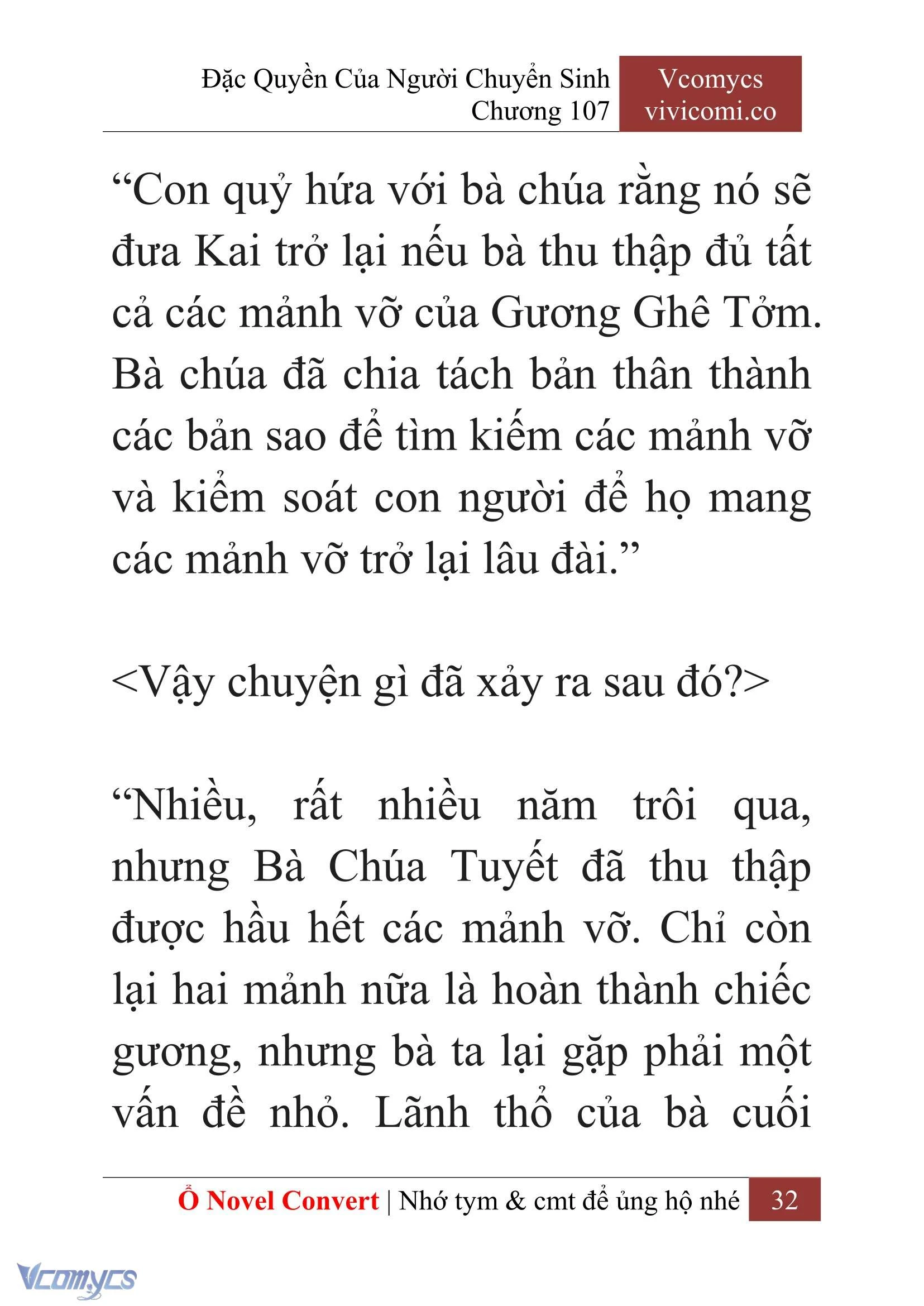 [Novel] Đặc Quyền Của Người Chuyển Sinh Chapter  107 - 34