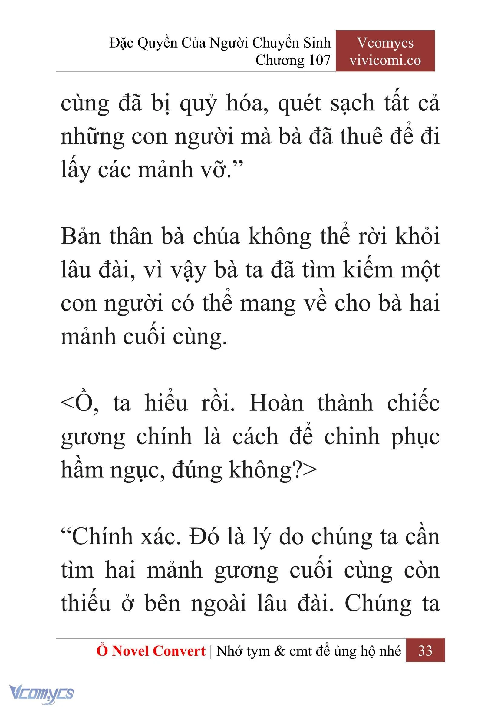 [Novel] Đặc Quyền Của Người Chuyển Sinh Chapter  107 - 35