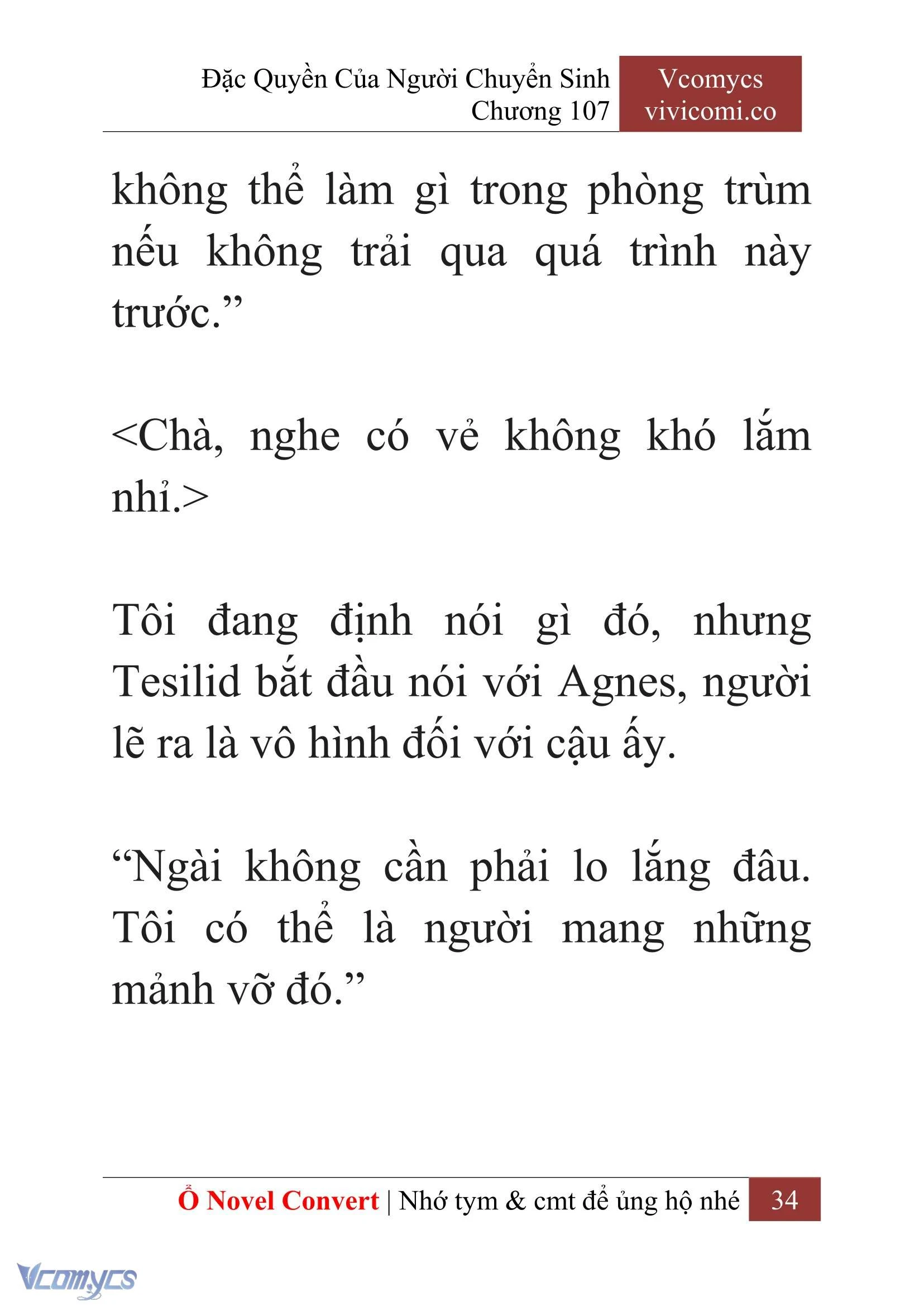 [Novel] Đặc Quyền Của Người Chuyển Sinh Chapter  107 - 36