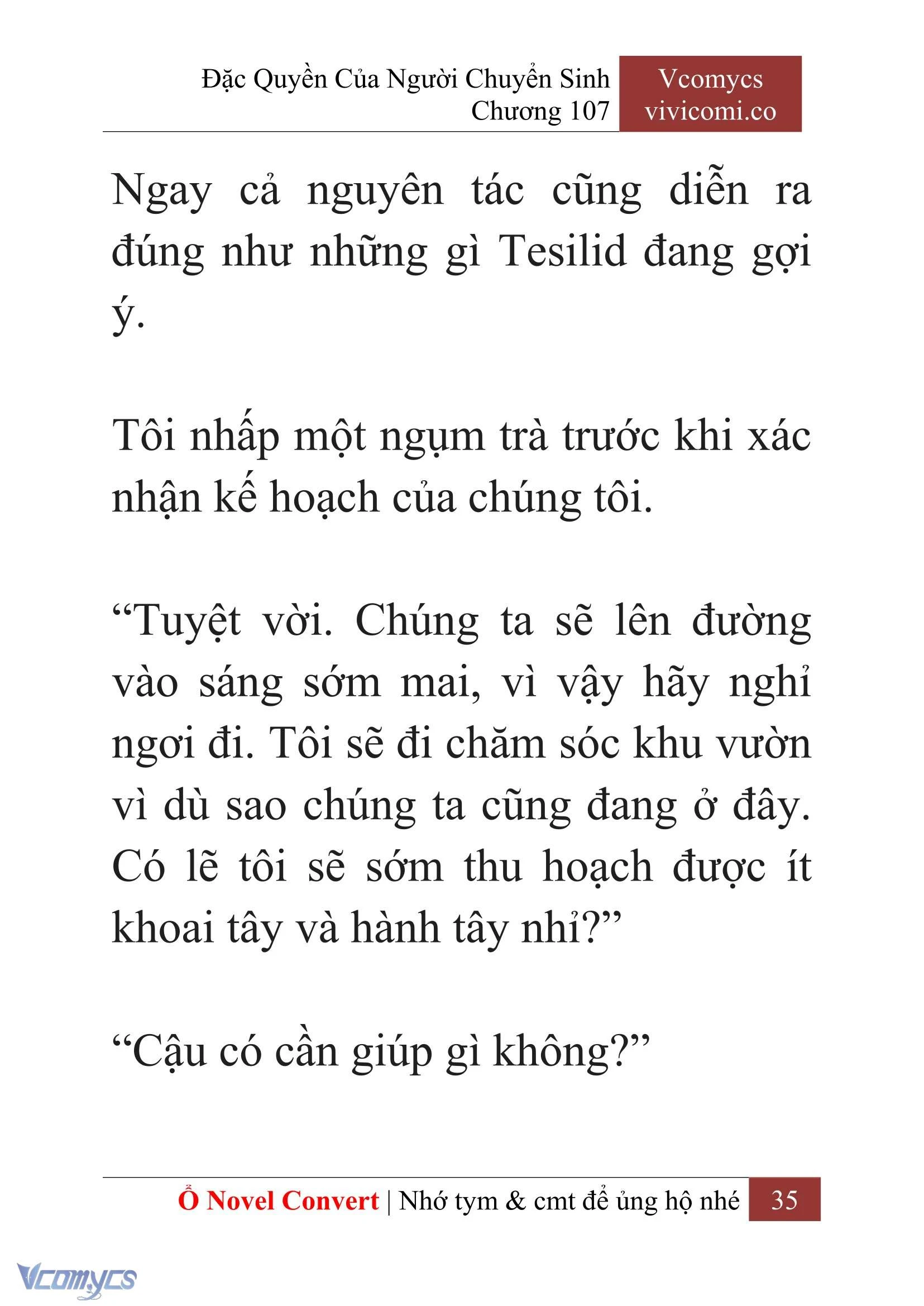 [Novel] Đặc Quyền Của Người Chuyển Sinh Chapter  107 - 37