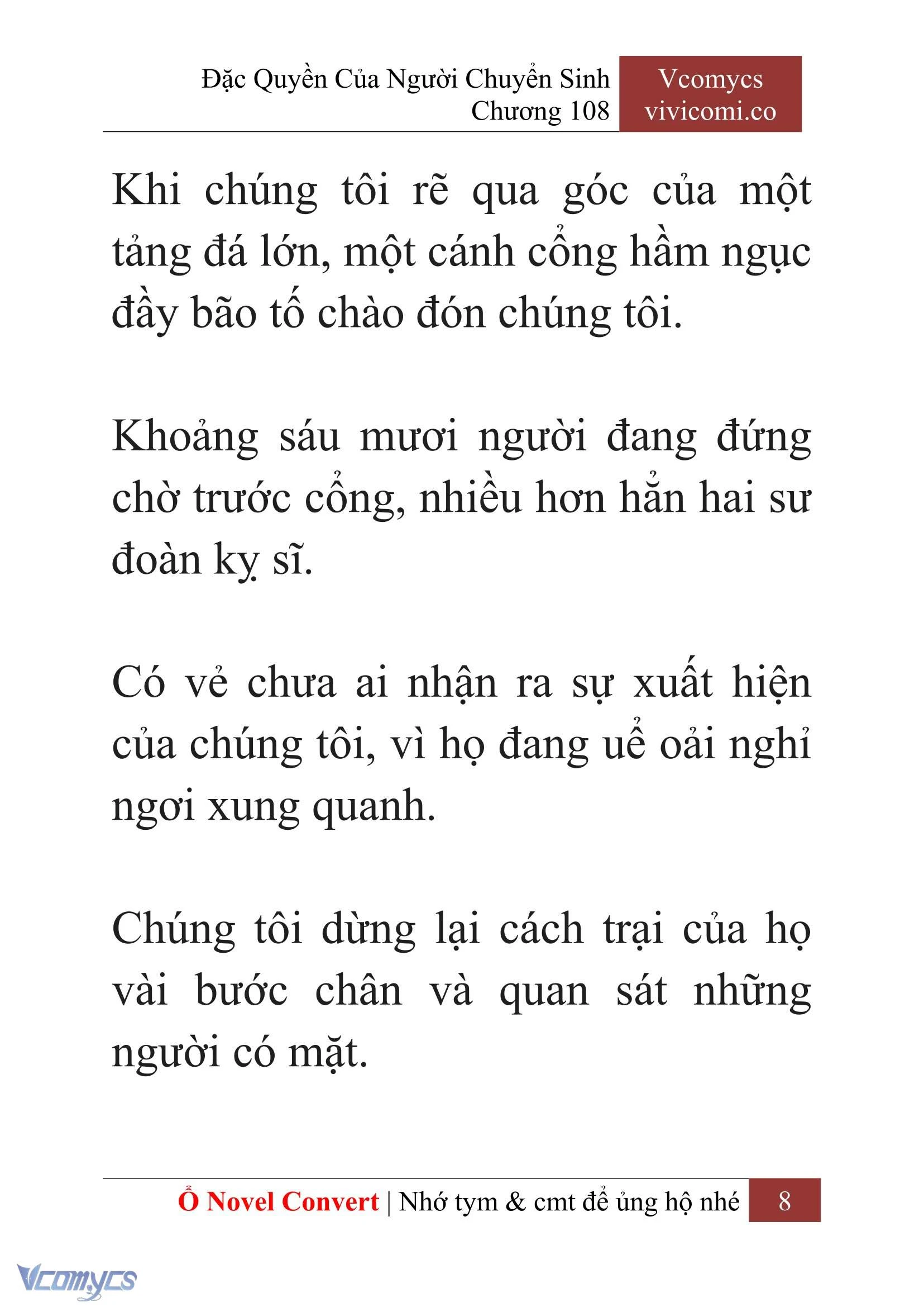 [Novel] Đặc Quyền Của Người Chuyển Sinh Chapter  108 - 10