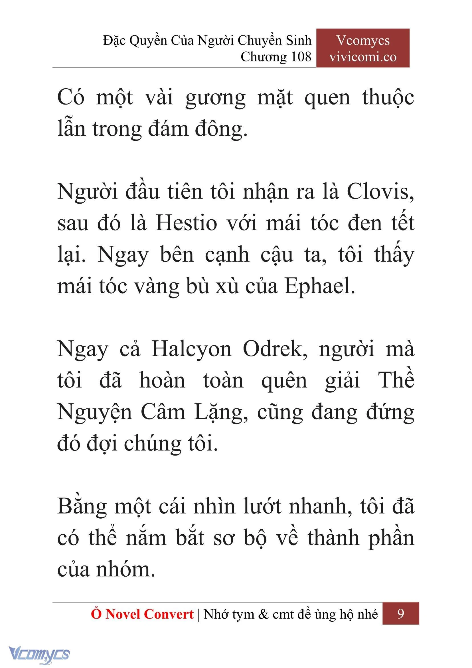 [Novel] Đặc Quyền Của Người Chuyển Sinh Chapter  108 - 11