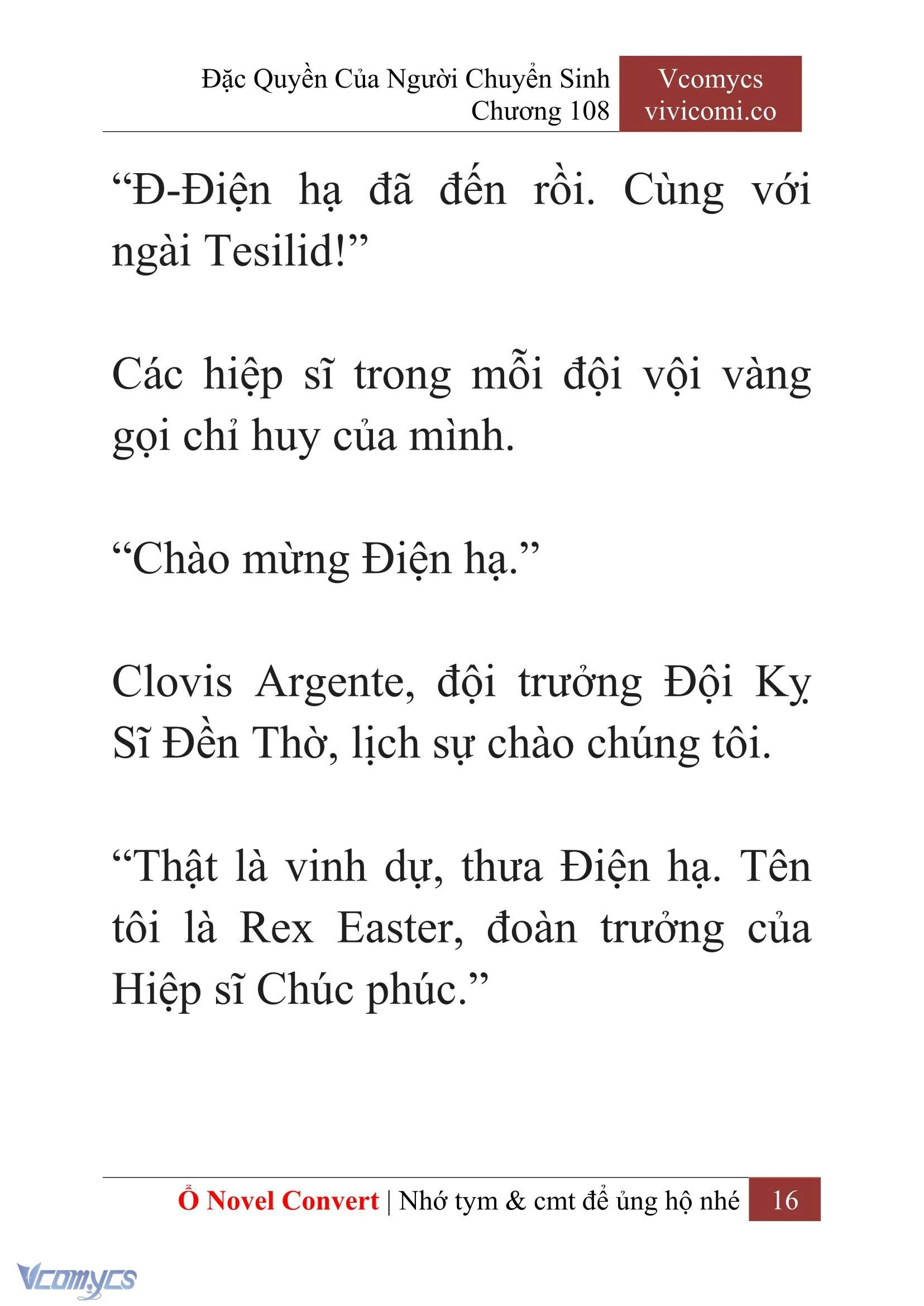 [Novel] Đặc Quyền Của Người Chuyển Sinh Chapter  108 - 18