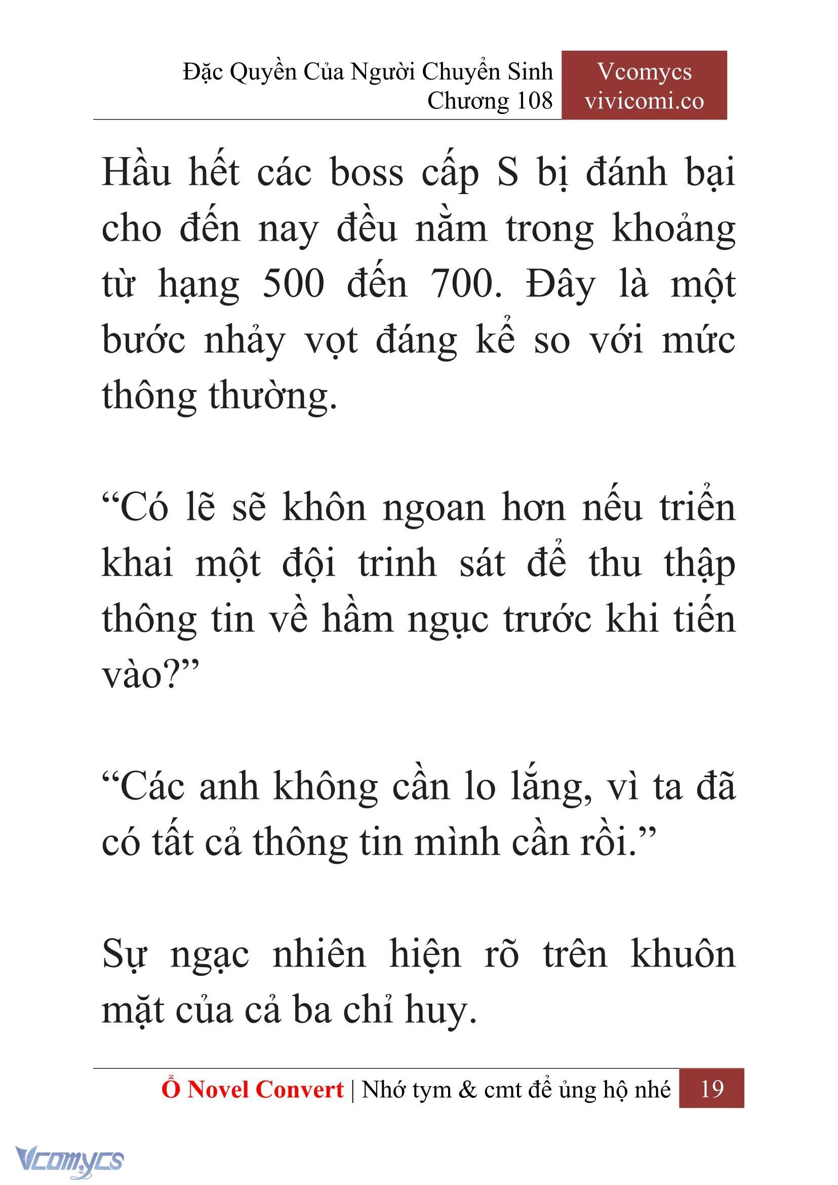[Novel] Đặc Quyền Của Người Chuyển Sinh Chapter  108 - 21