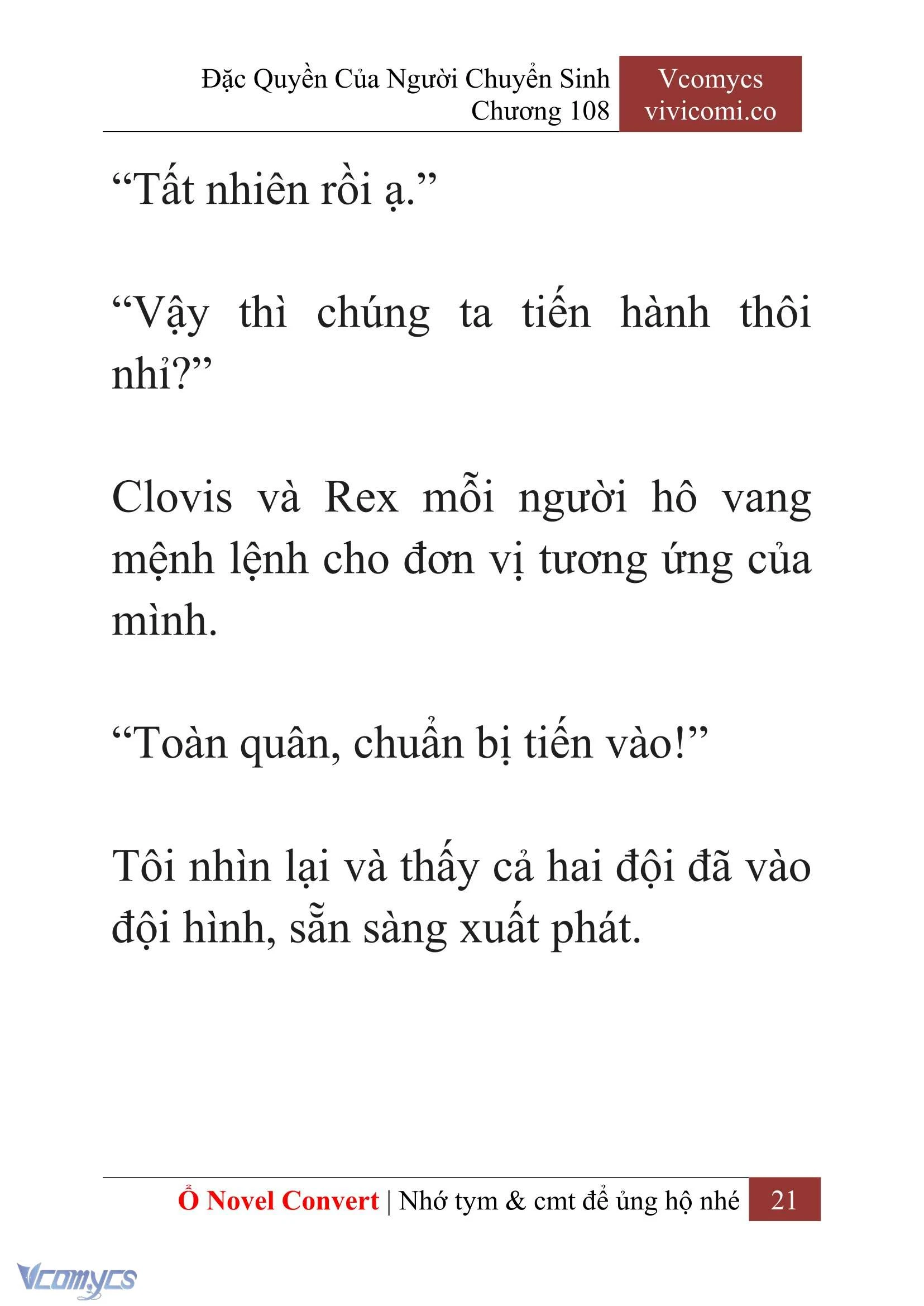 [Novel] Đặc Quyền Của Người Chuyển Sinh Chapter  108 - 23