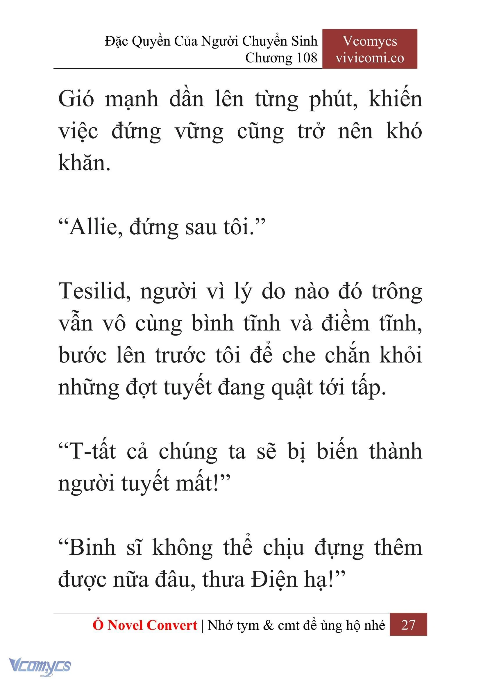 [Novel] Đặc Quyền Của Người Chuyển Sinh Chapter  108 - 29