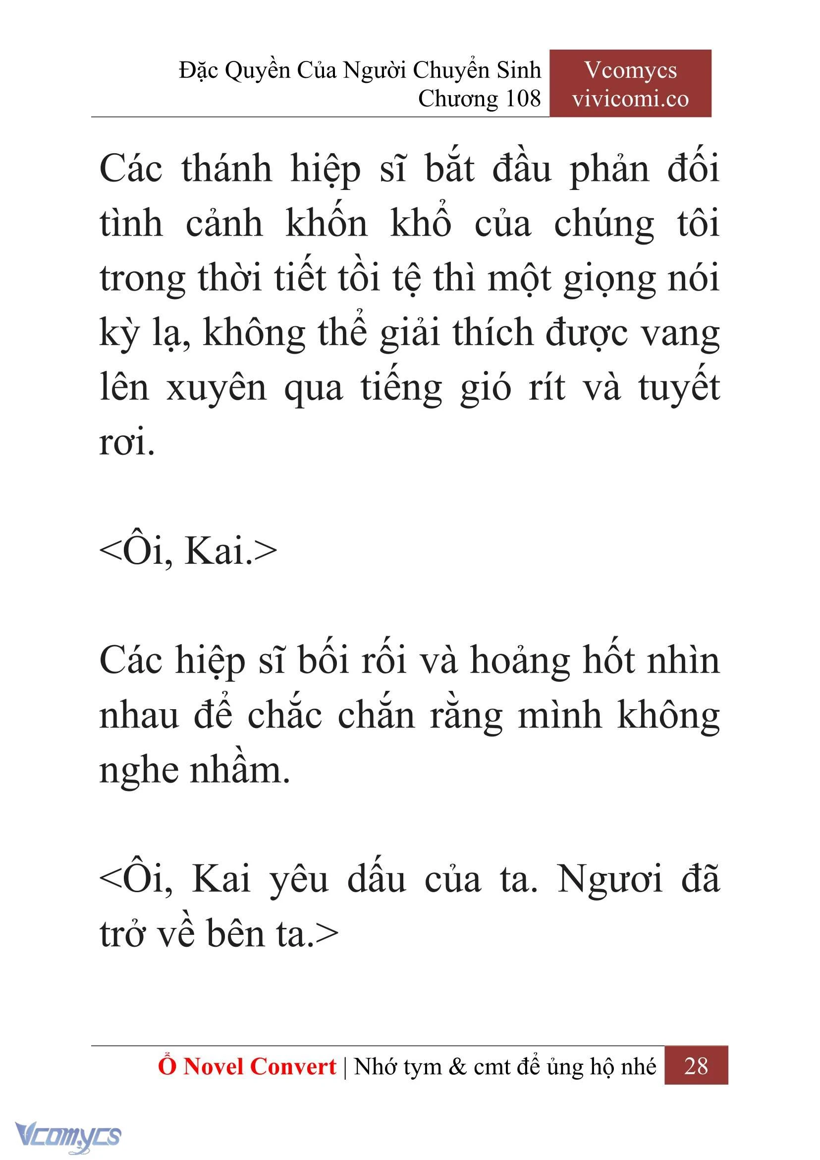 [Novel] Đặc Quyền Của Người Chuyển Sinh Chapter  108 - 30