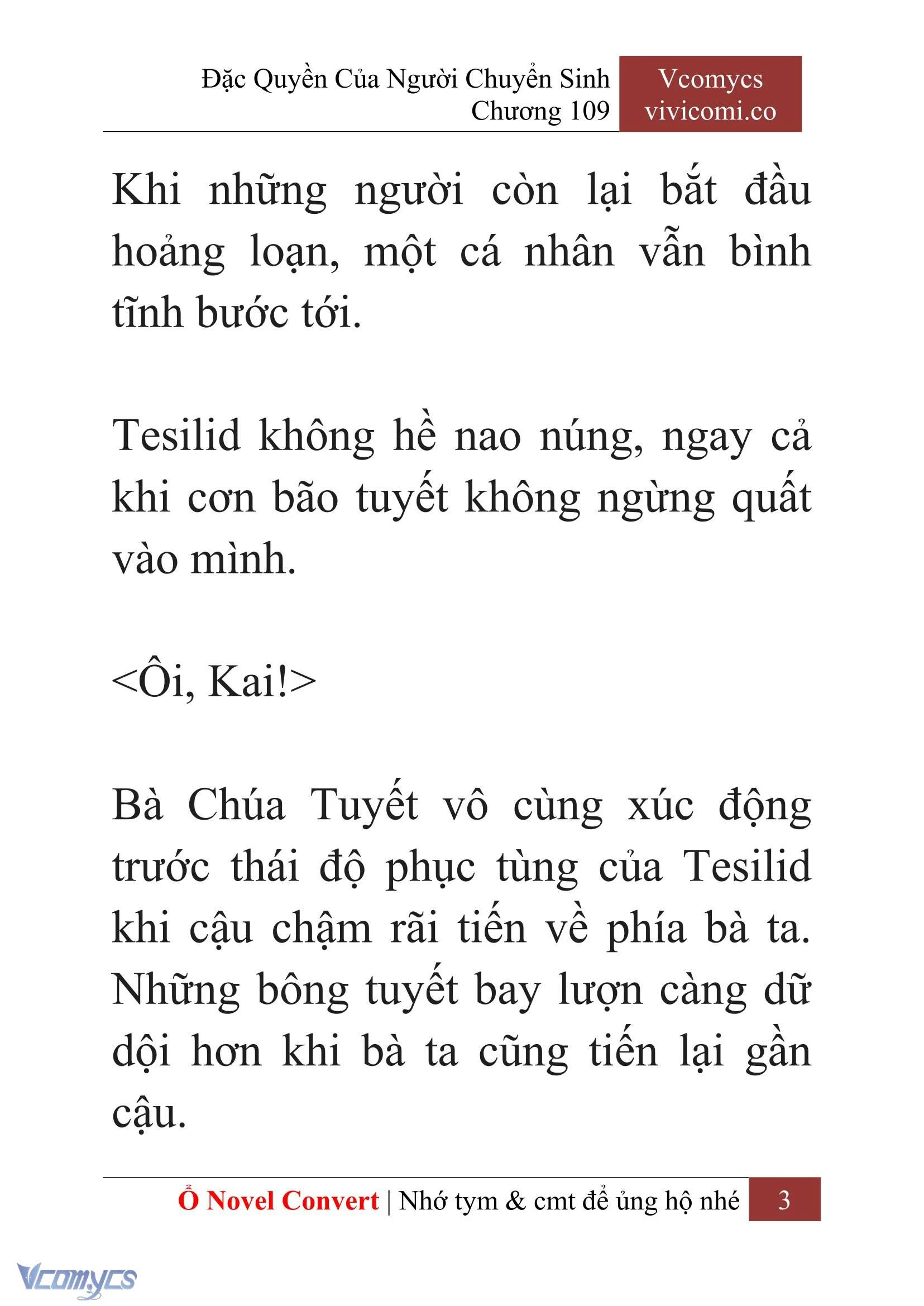 [Novel] Đặc Quyền Của Người Chuyển Sinh Chapter  109 - 5