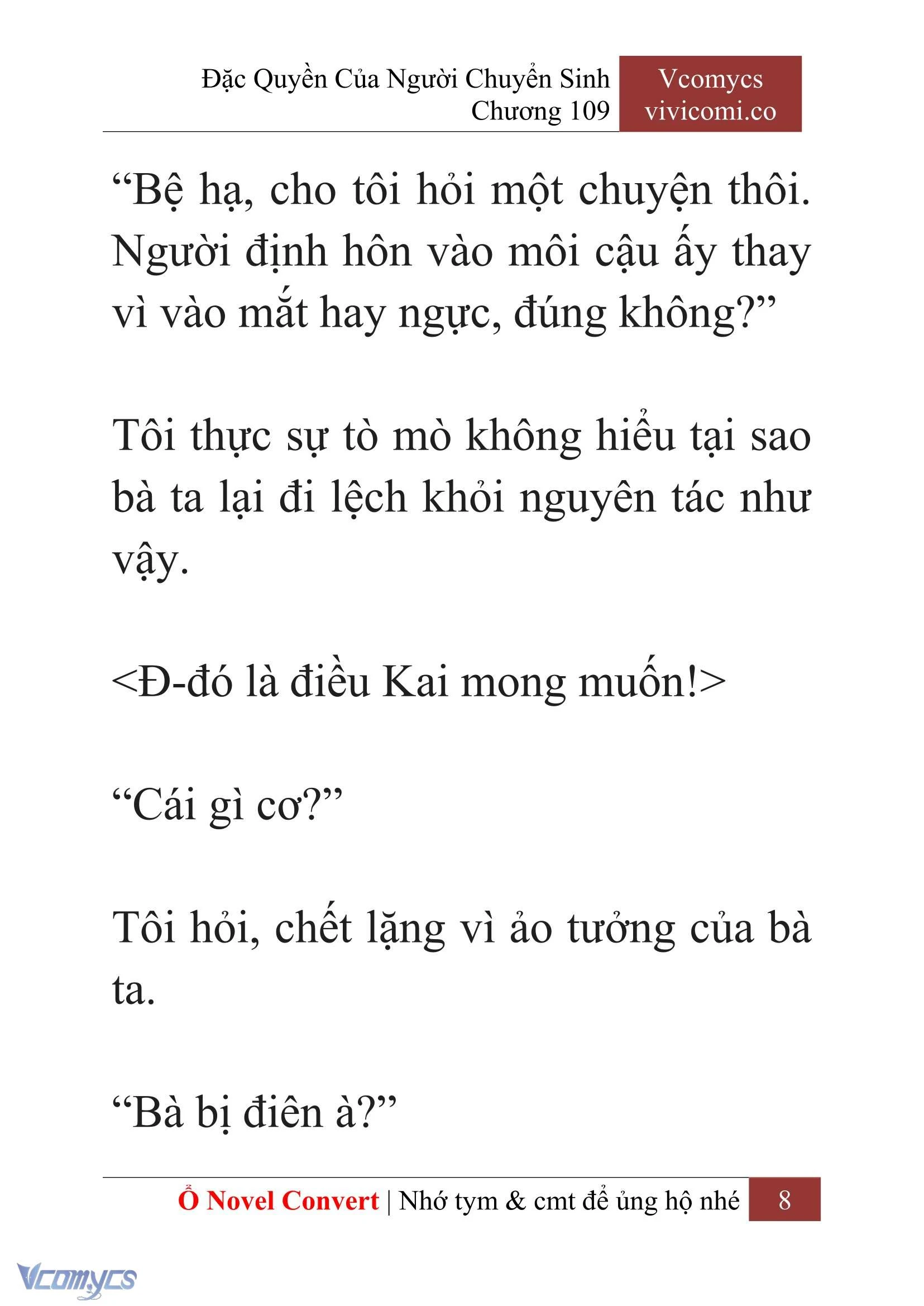 [Novel] Đặc Quyền Của Người Chuyển Sinh Chapter  109 - 10