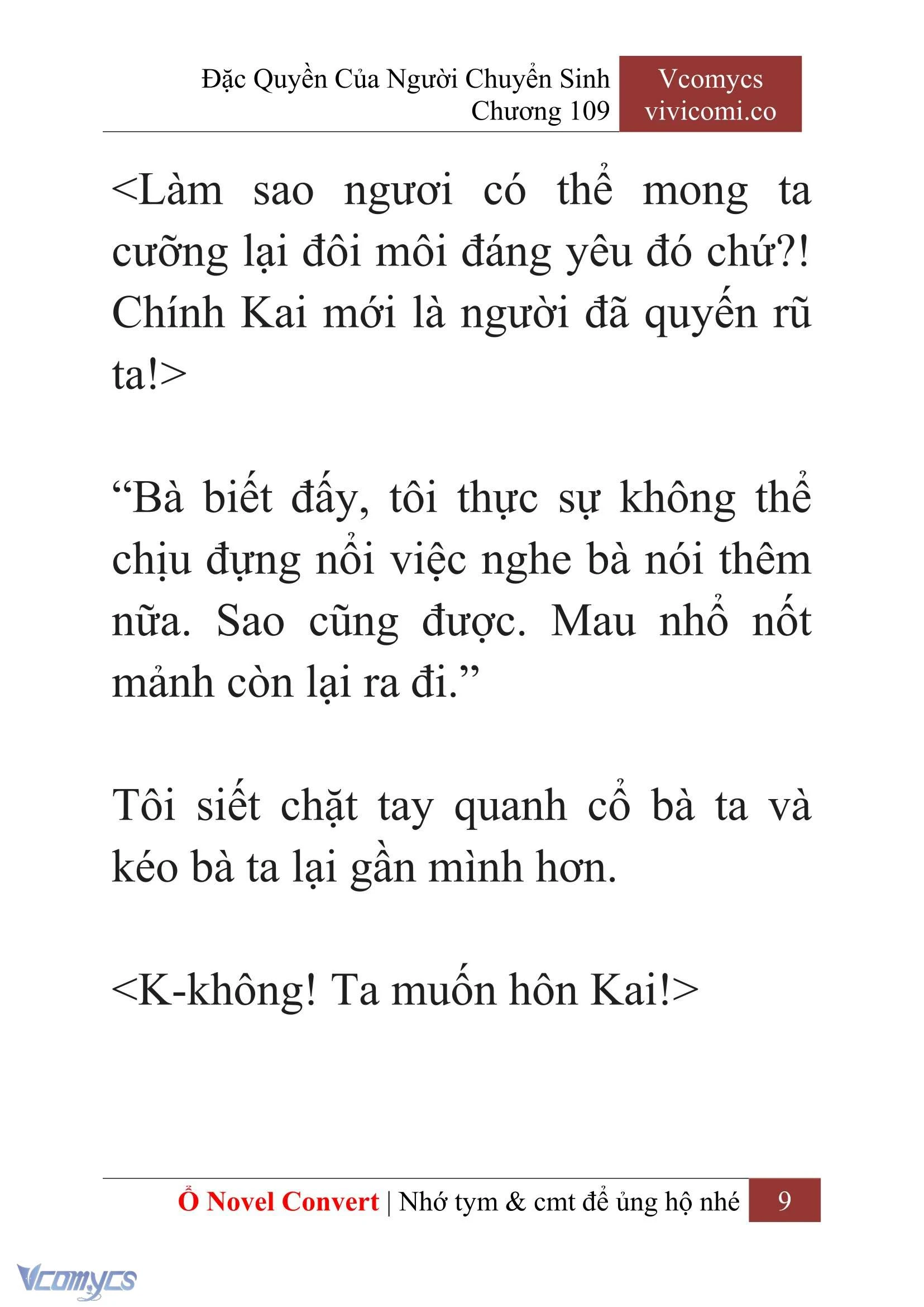 [Novel] Đặc Quyền Của Người Chuyển Sinh Chapter  109 - 11