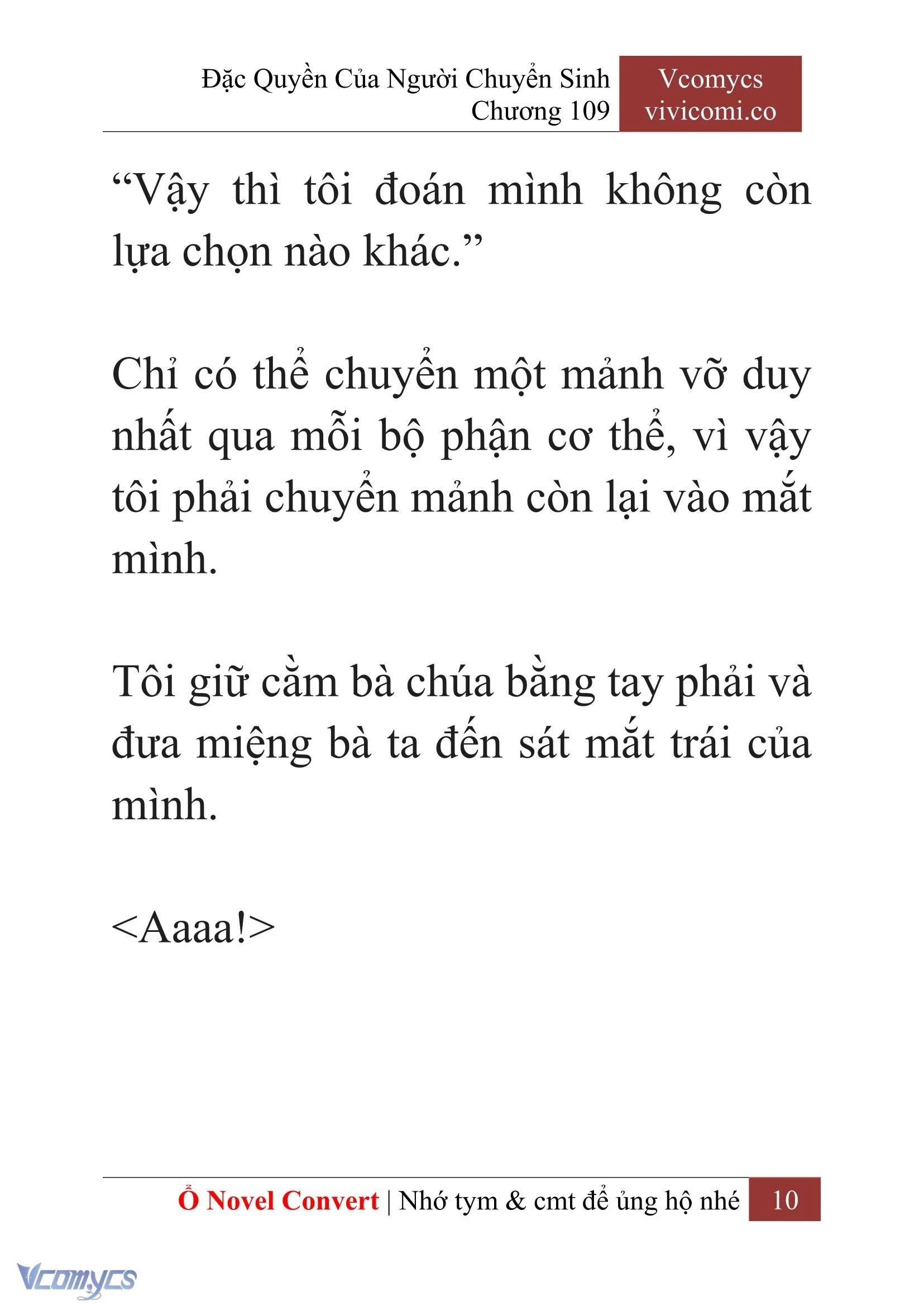 [Novel] Đặc Quyền Của Người Chuyển Sinh Chapter  109 - 12