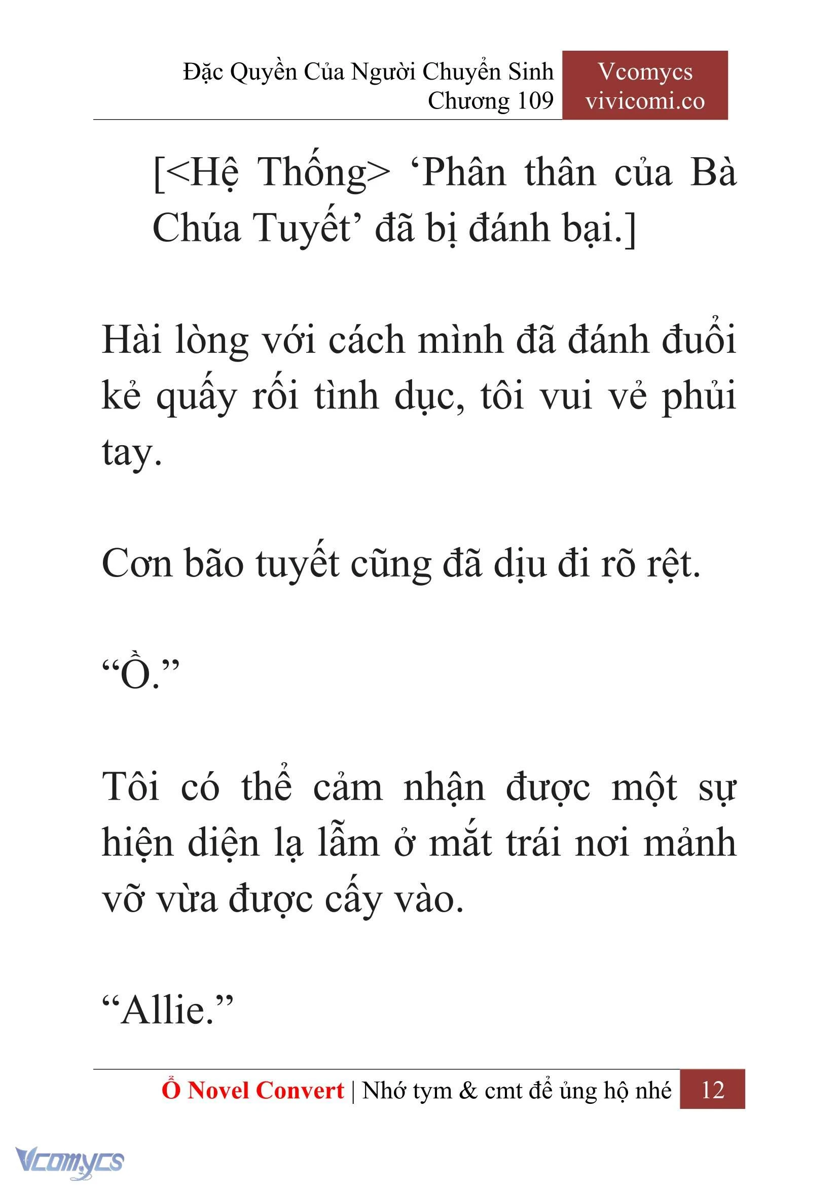[Novel] Đặc Quyền Của Người Chuyển Sinh Chapter  109 - 14