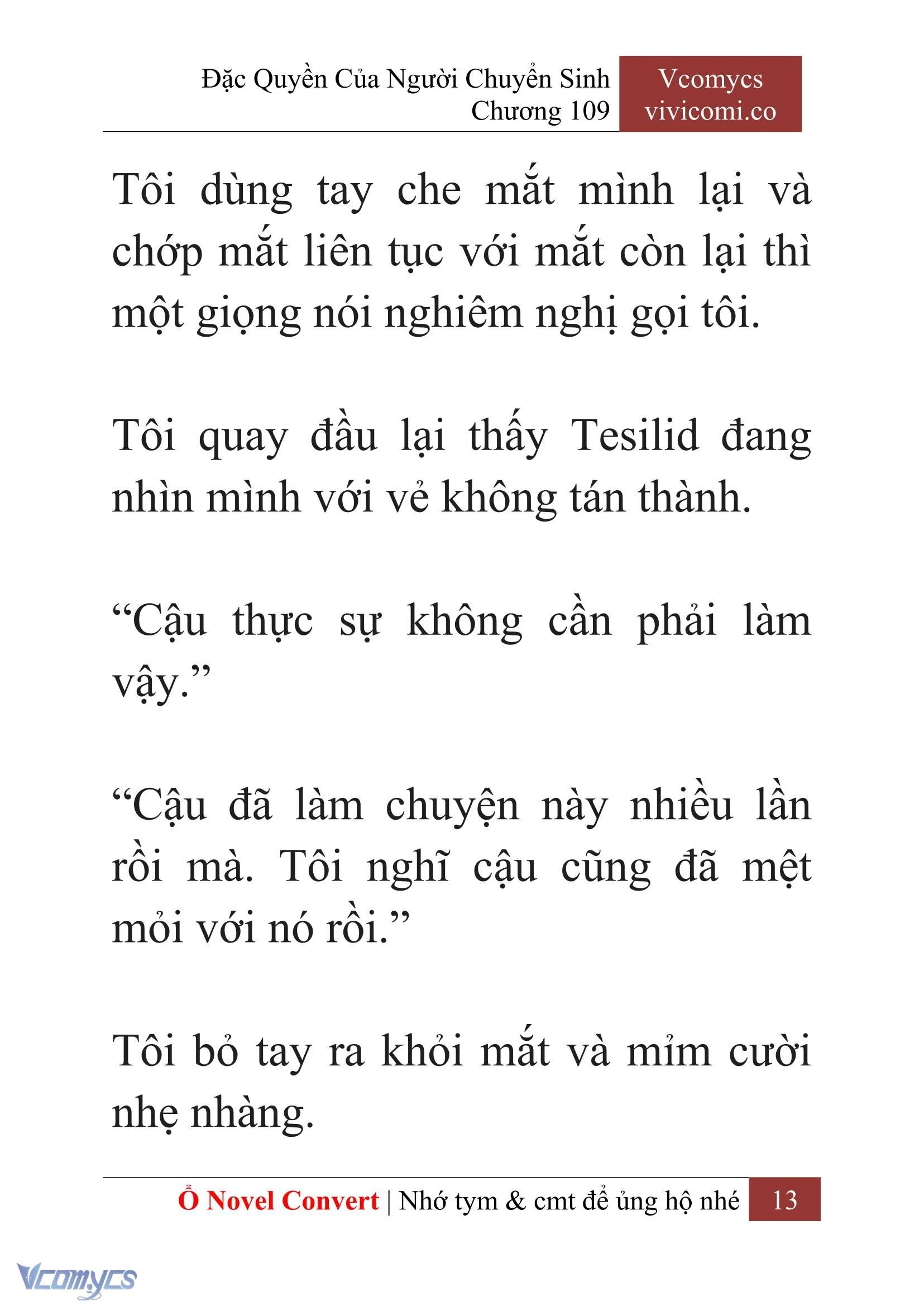 [Novel] Đặc Quyền Của Người Chuyển Sinh Chapter  109 - 15
