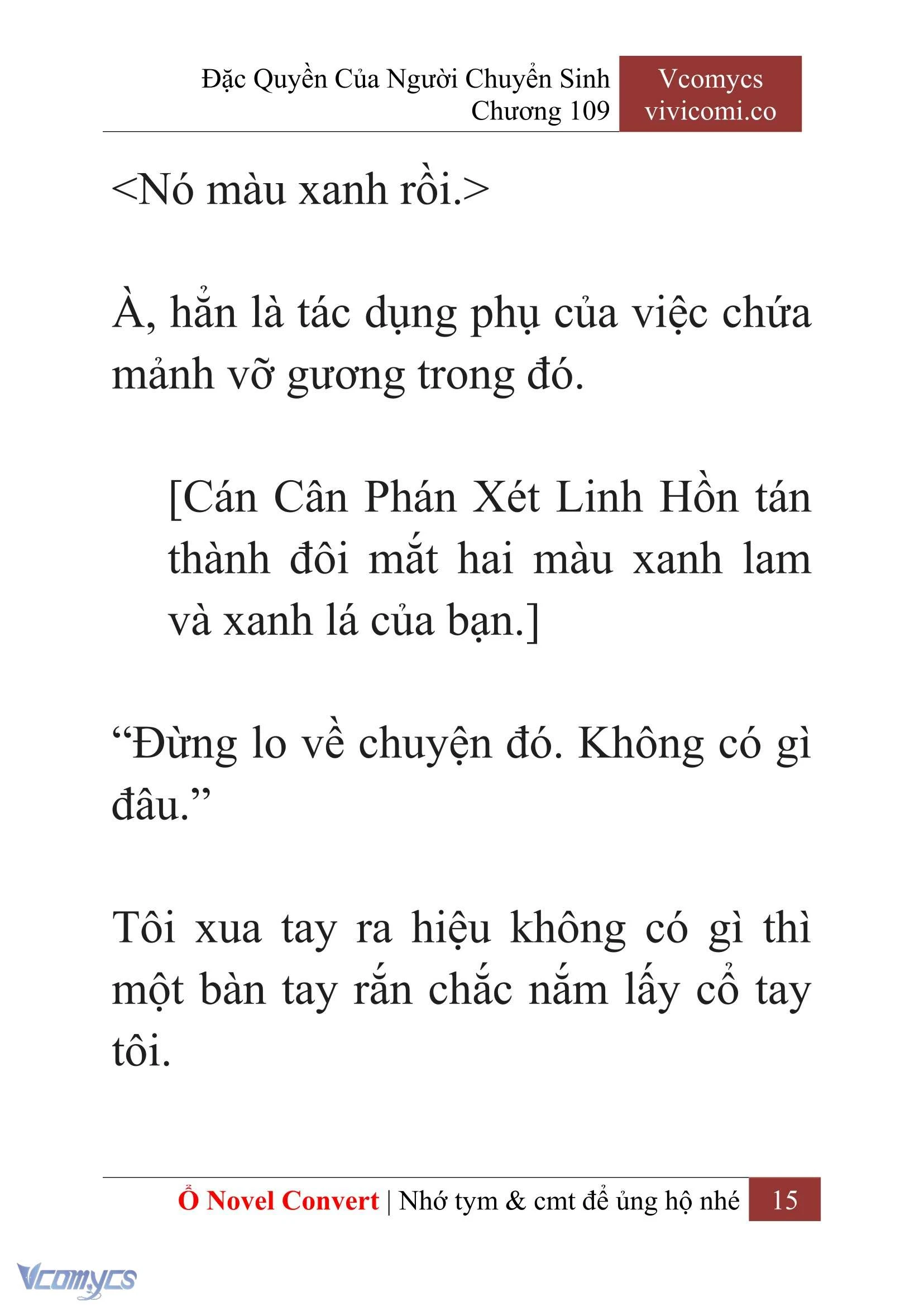 [Novel] Đặc Quyền Của Người Chuyển Sinh Chapter  109 - 17
