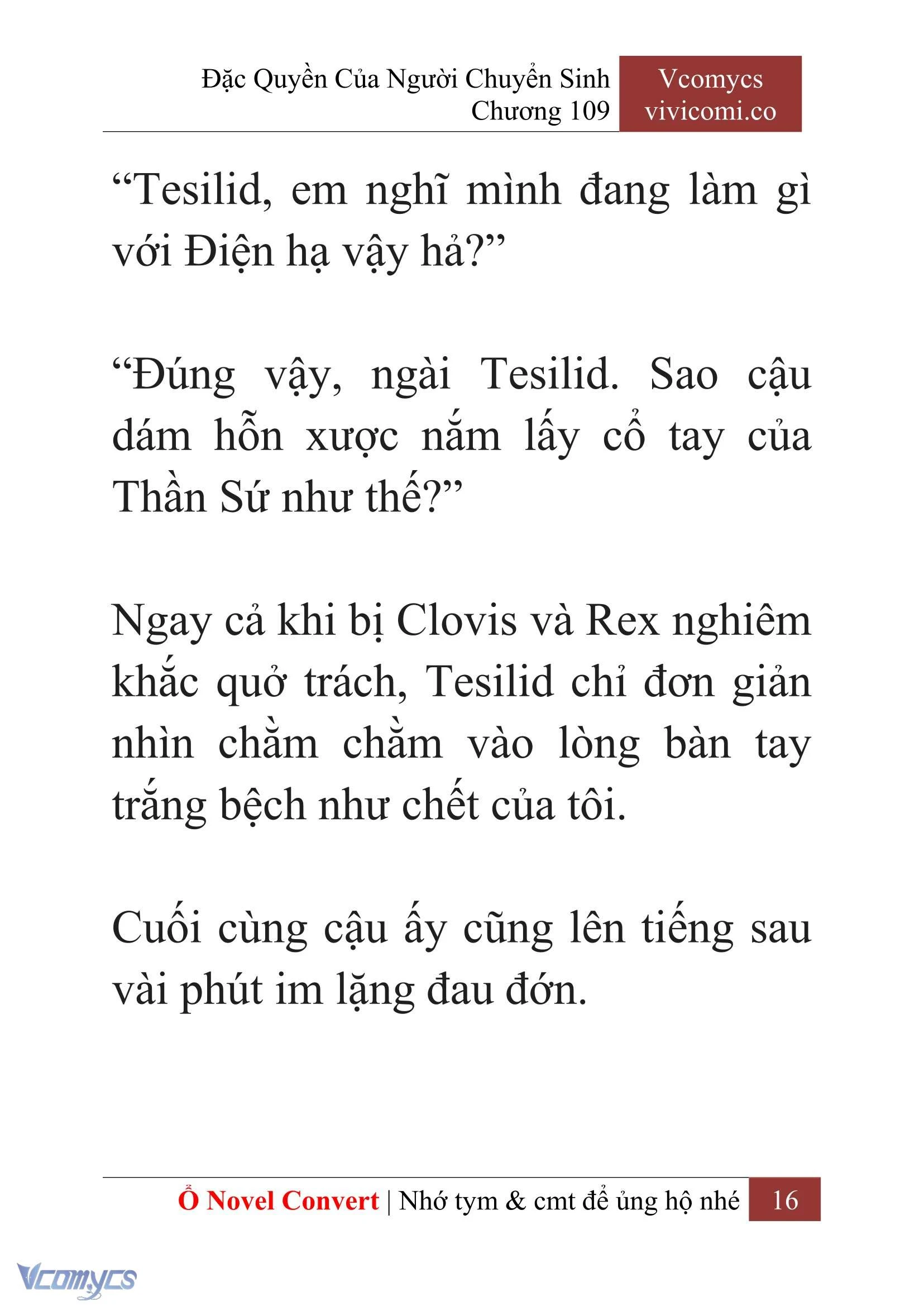 [Novel] Đặc Quyền Của Người Chuyển Sinh Chapter  109 - 18