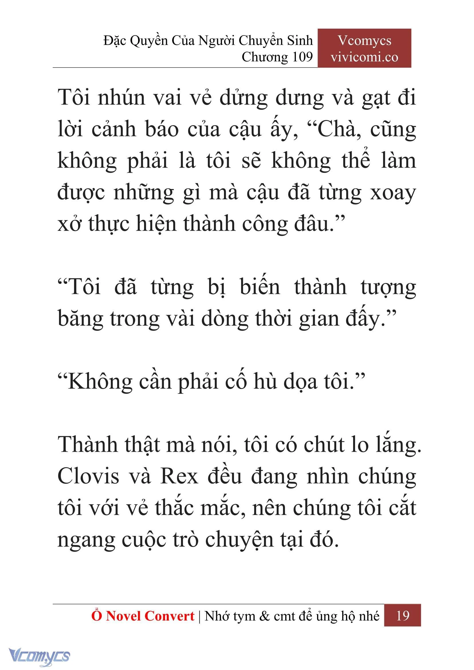 [Novel] Đặc Quyền Của Người Chuyển Sinh Chapter  109 - 21
