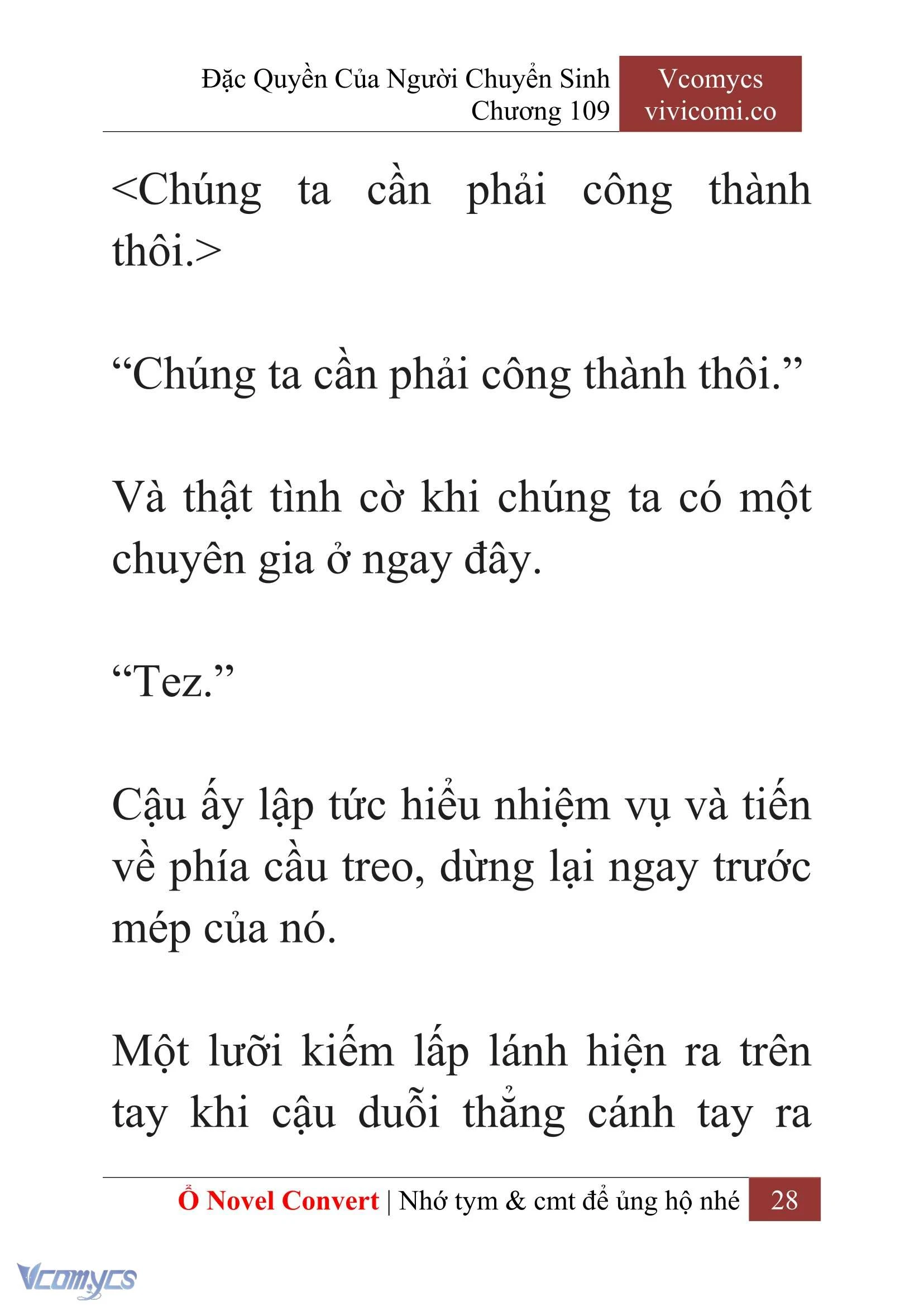 [Novel] Đặc Quyền Của Người Chuyển Sinh Chapter  109 - 30