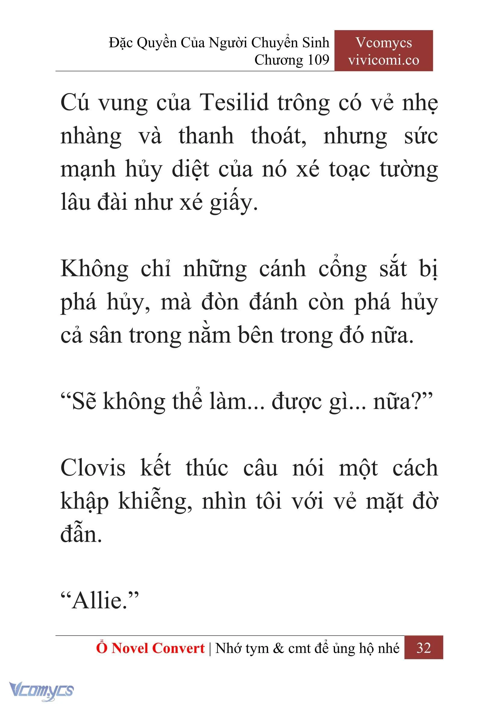 [Novel] Đặc Quyền Của Người Chuyển Sinh Chapter  109 - 34