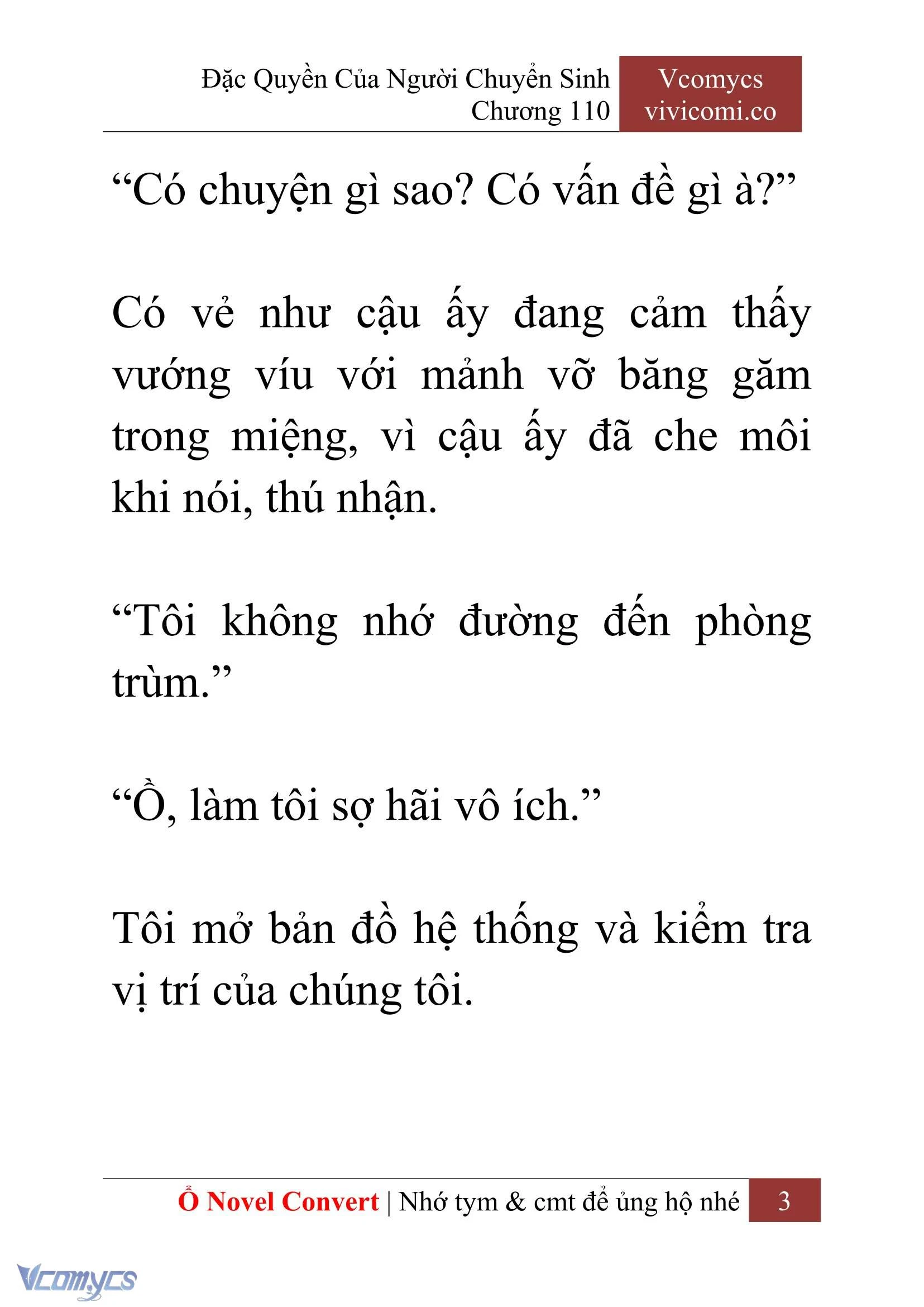 [Novel] Đặc Quyền Của Người Chuyển Sinh Chapter  110 - 5