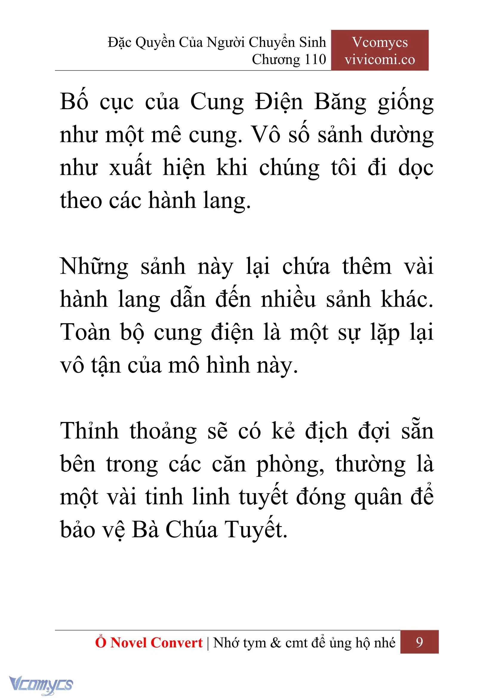 [Novel] Đặc Quyền Của Người Chuyển Sinh Chapter  110 - 11
