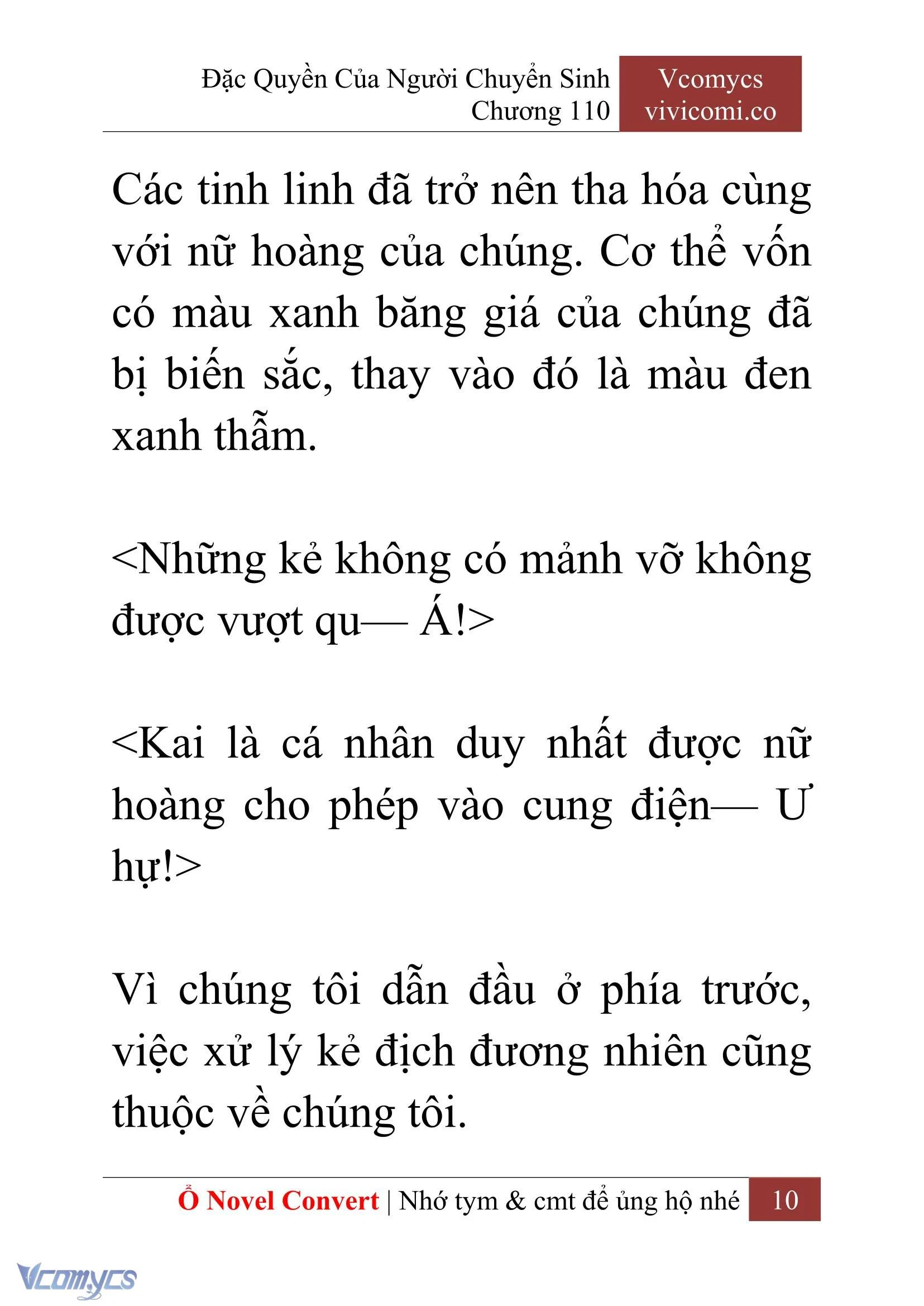 [Novel] Đặc Quyền Của Người Chuyển Sinh Chapter  110 - 12