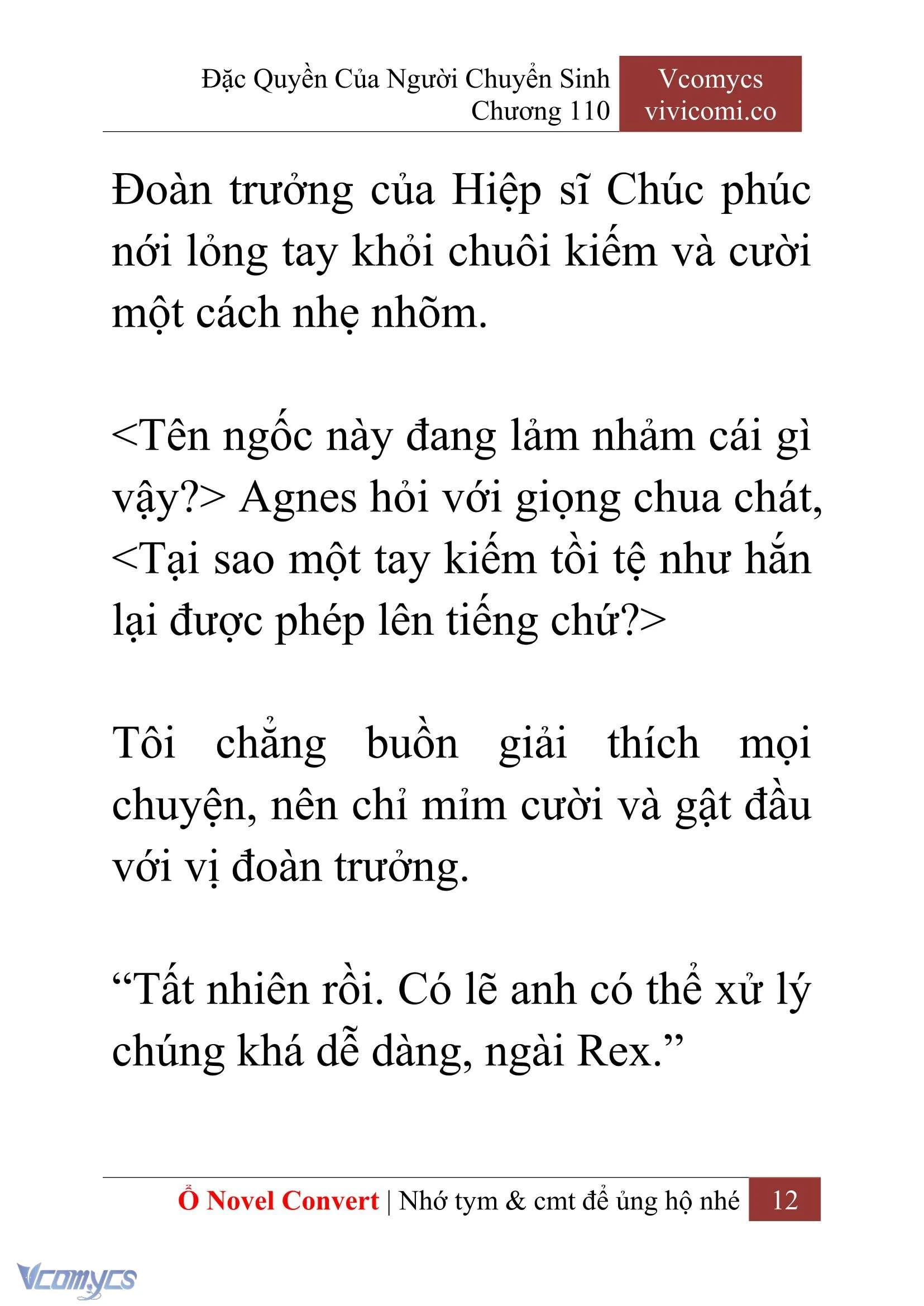 [Novel] Đặc Quyền Của Người Chuyển Sinh Chapter  110 - 14