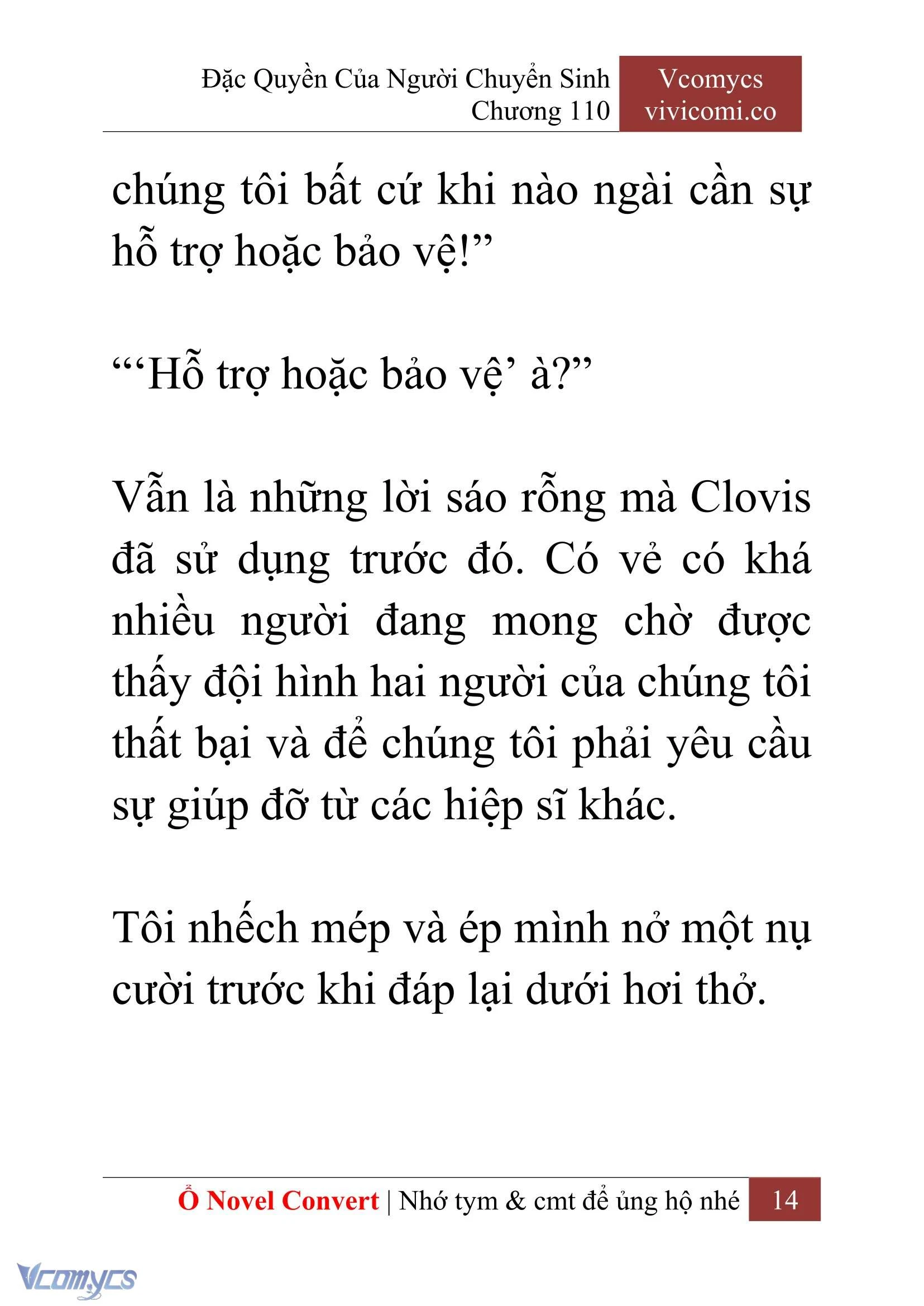 [Novel] Đặc Quyền Của Người Chuyển Sinh Chapter  110 - 16