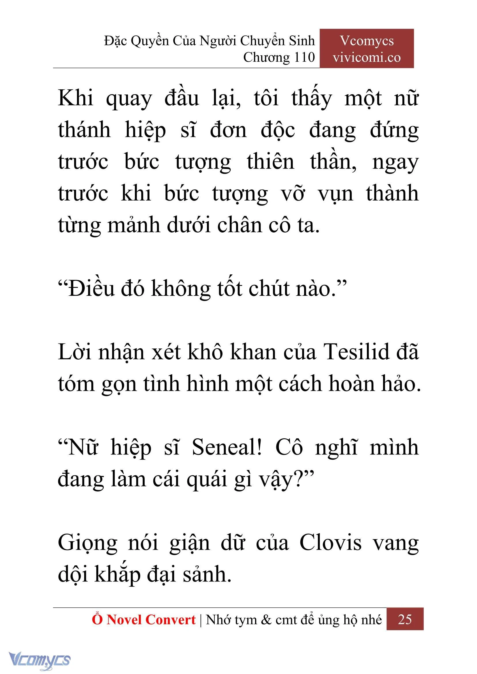 [Novel] Đặc Quyền Của Người Chuyển Sinh Chapter  110 - 27