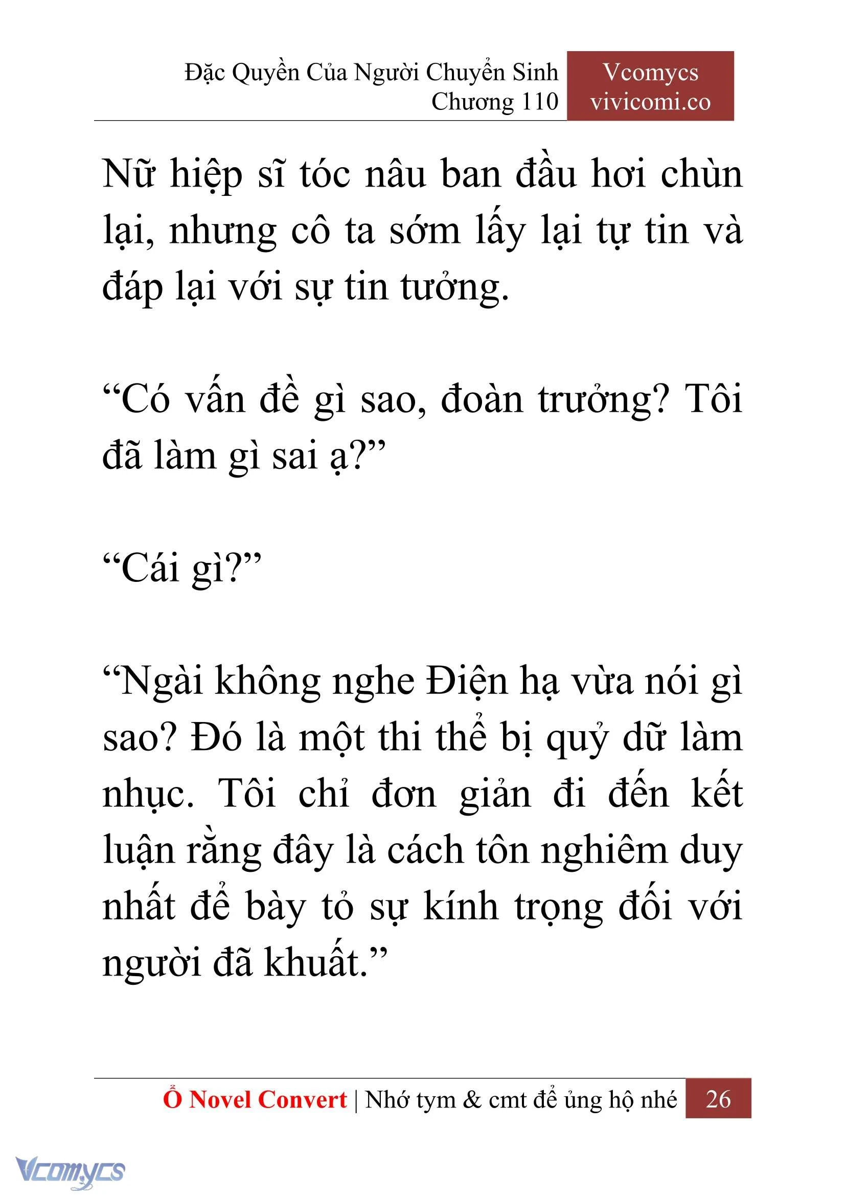 [Novel] Đặc Quyền Của Người Chuyển Sinh Chapter  110 - 28
