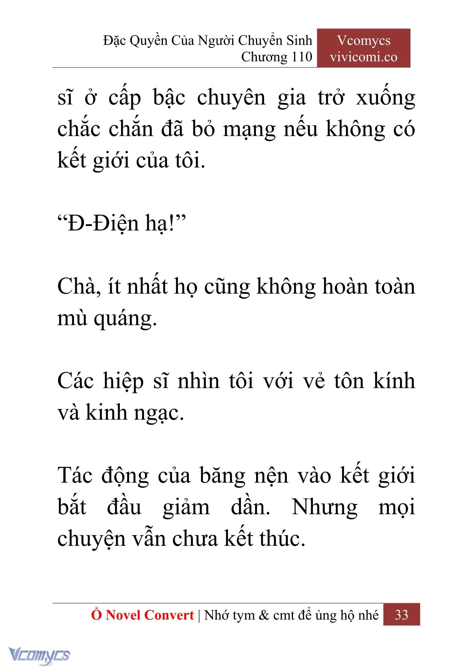 [Novel] Đặc Quyền Của Người Chuyển Sinh Chapter  110 - 35
