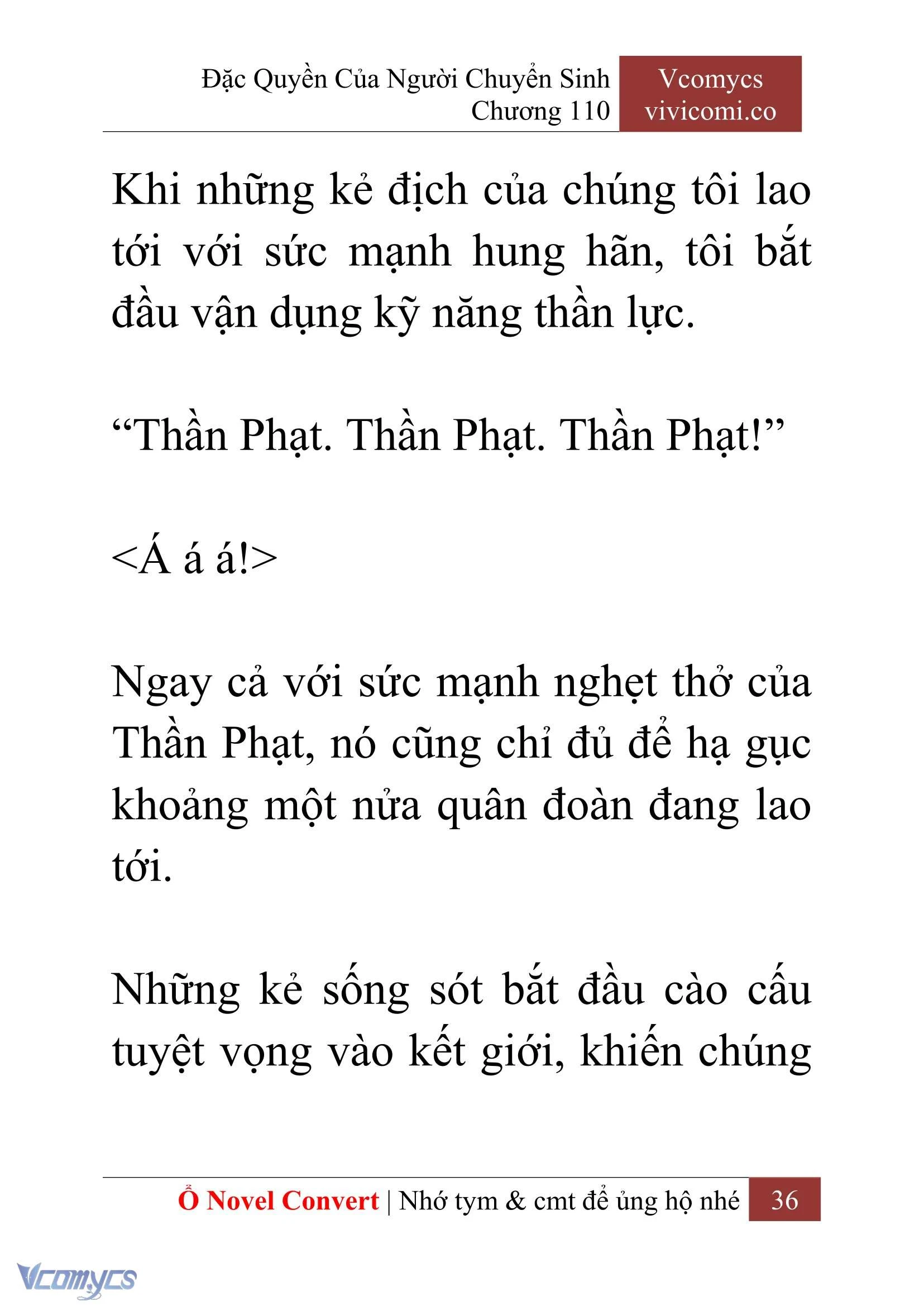 [Novel] Đặc Quyền Của Người Chuyển Sinh Chapter  110 - 38