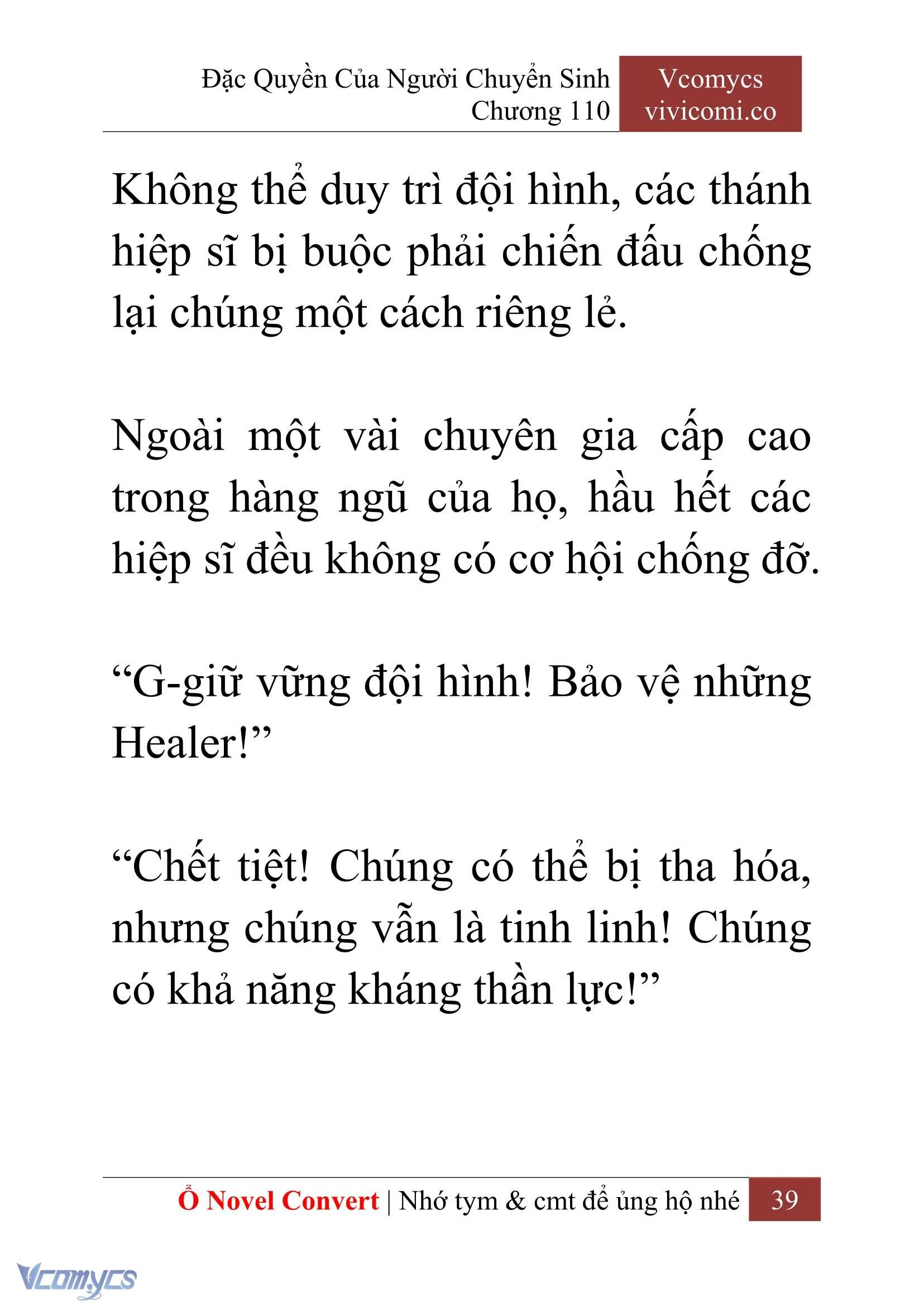 [Novel] Đặc Quyền Của Người Chuyển Sinh Chapter  110 - 41