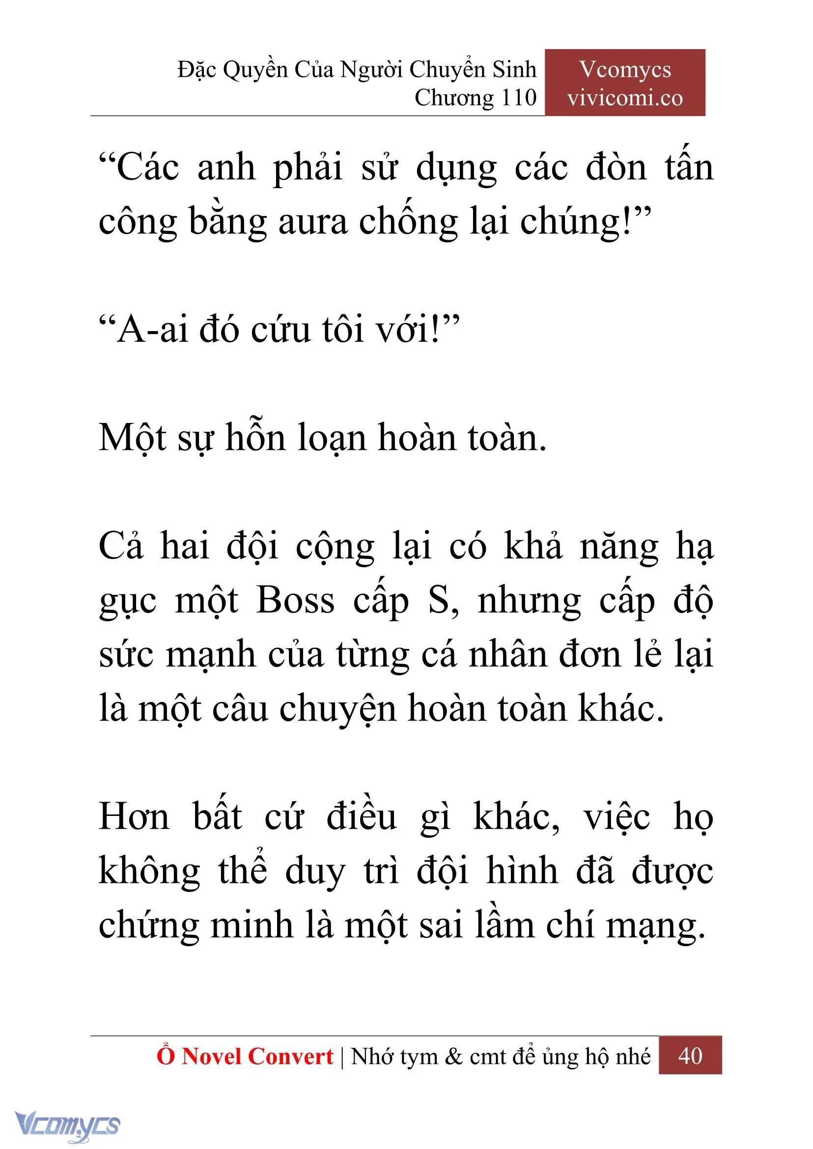 [Novel] Đặc Quyền Của Người Chuyển Sinh Chapter  110 - 42