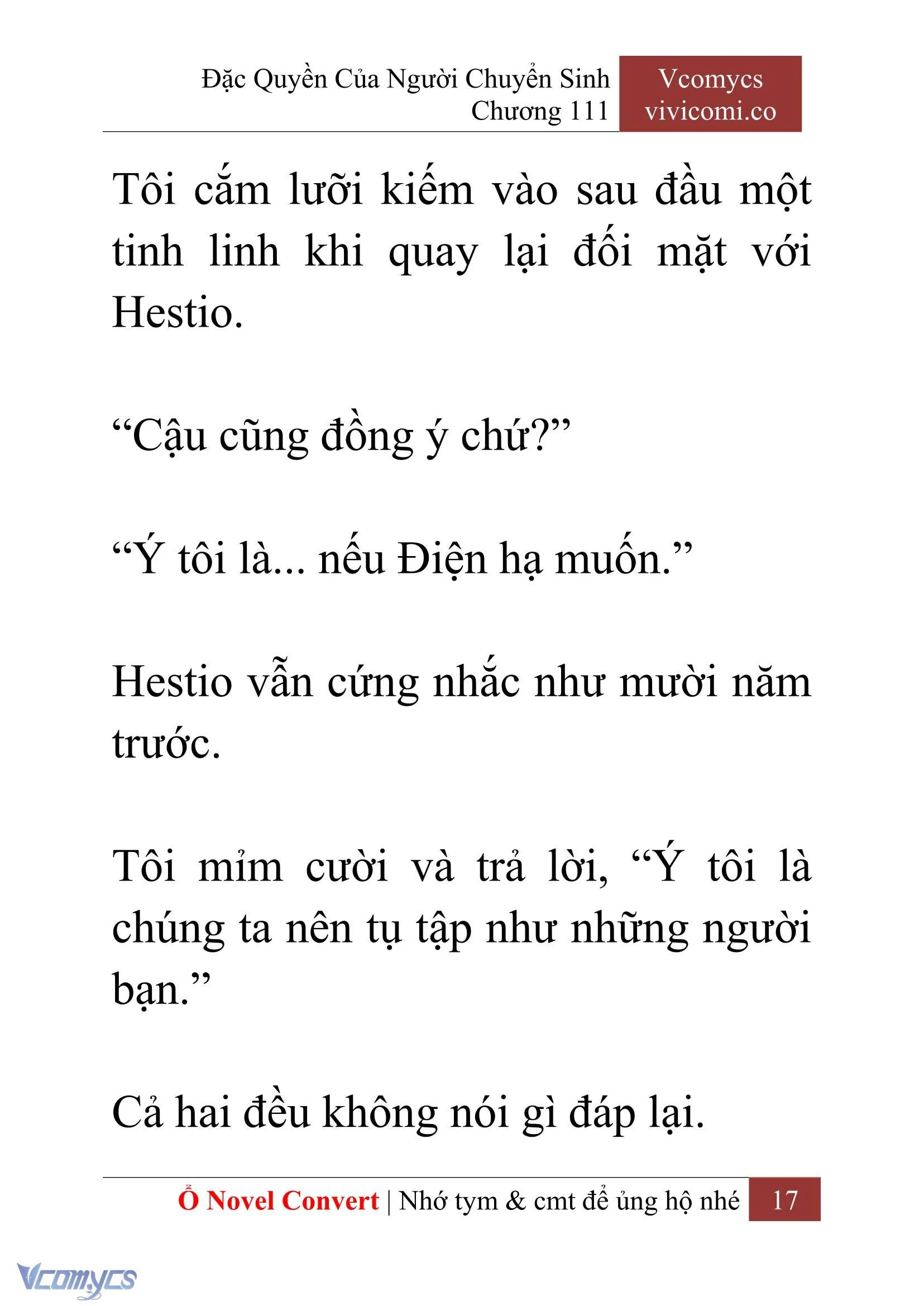 [Novel] Đặc Quyền Của Người Chuyển Sinh Chapter  111 - 19