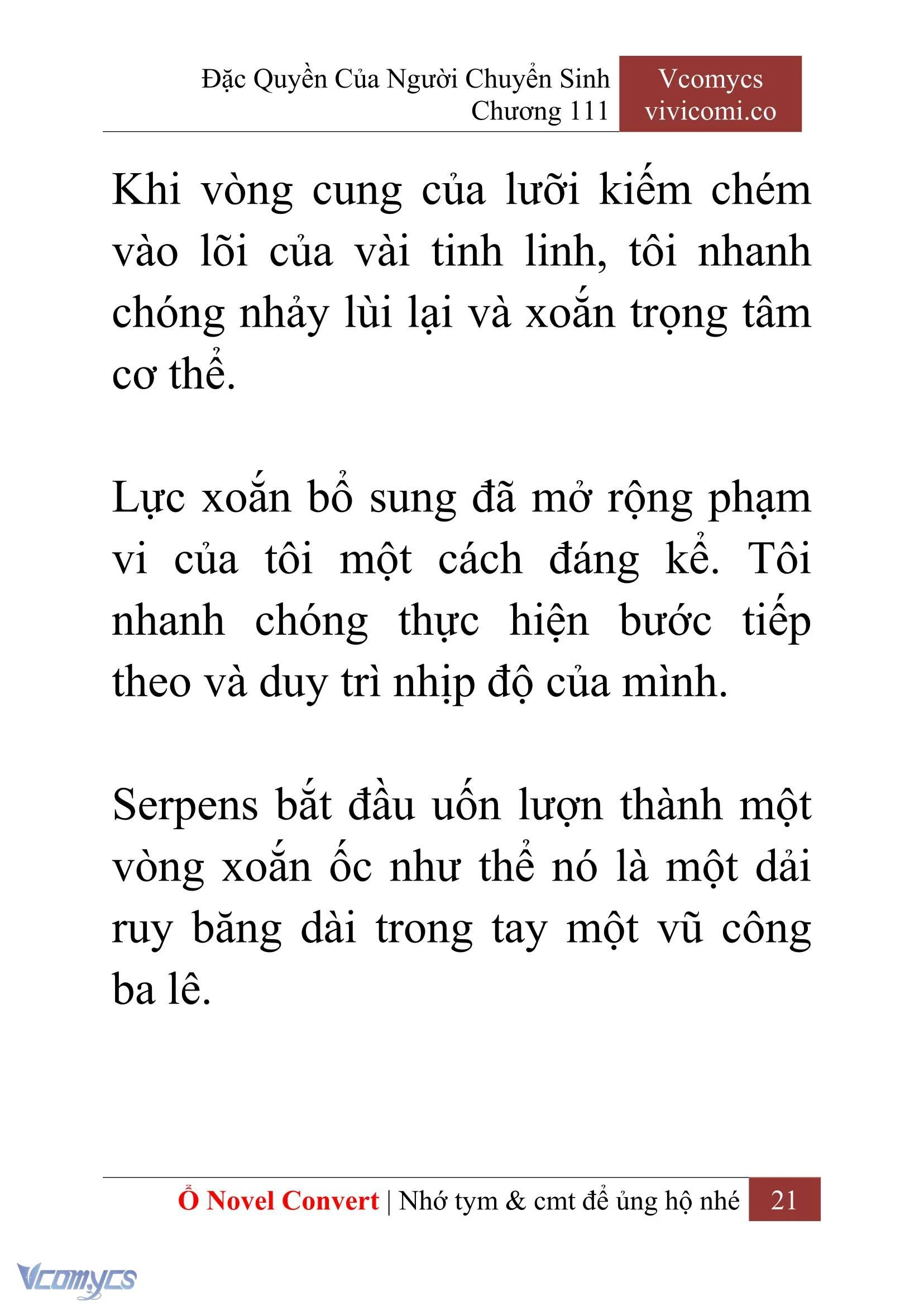 [Novel] Đặc Quyền Của Người Chuyển Sinh Chapter  111 - 23