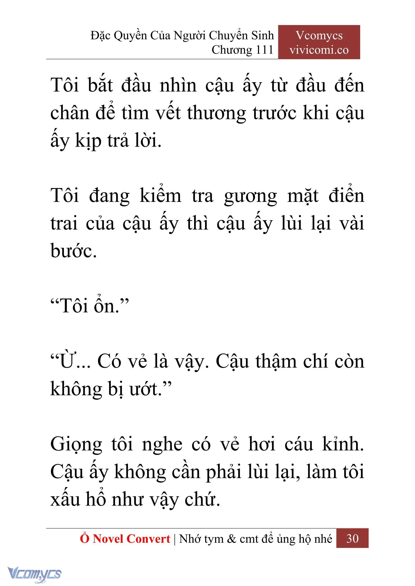 [Novel] Đặc Quyền Của Người Chuyển Sinh Chapter  111 - 32