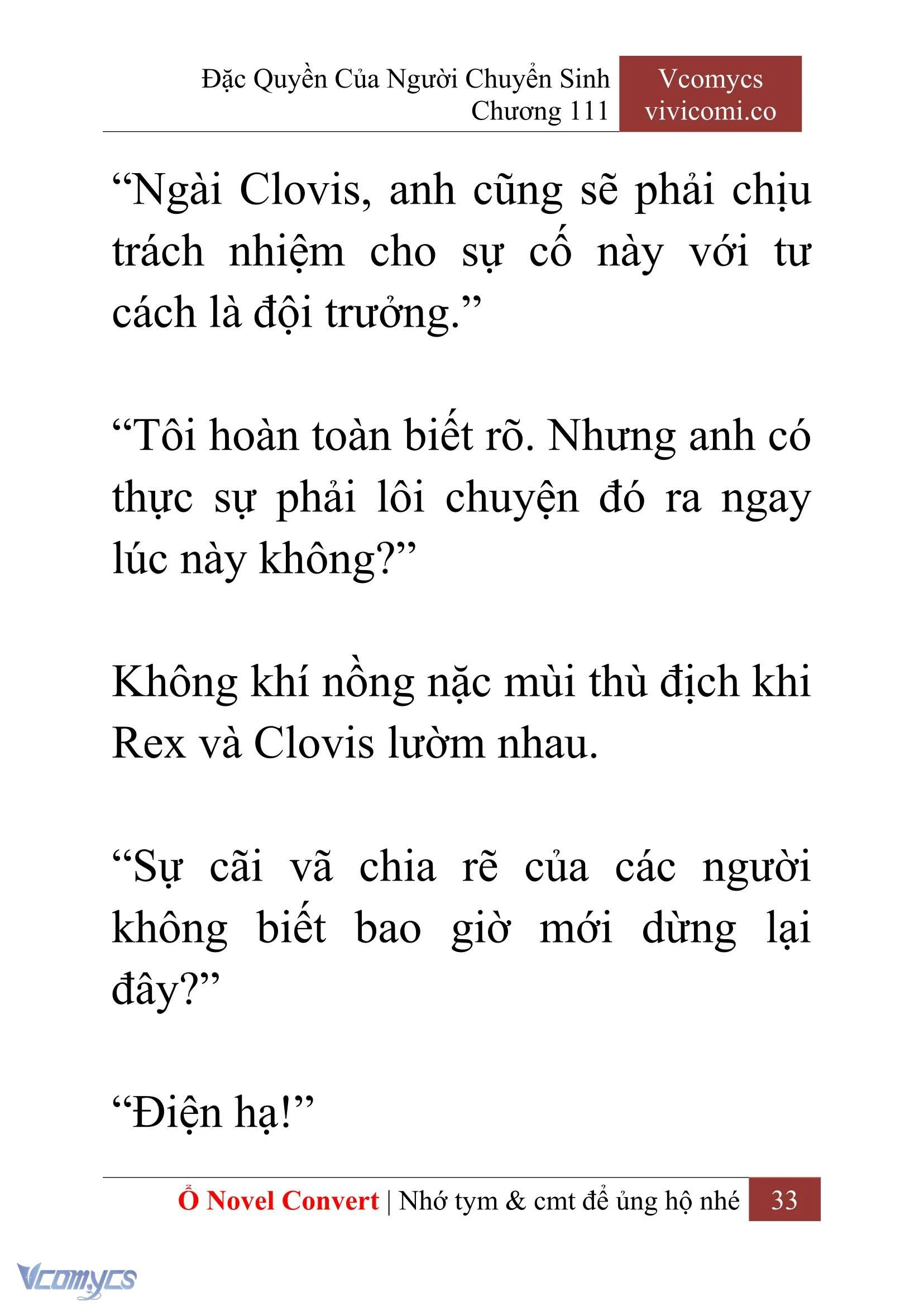 [Novel] Đặc Quyền Của Người Chuyển Sinh Chapter  111 - 35