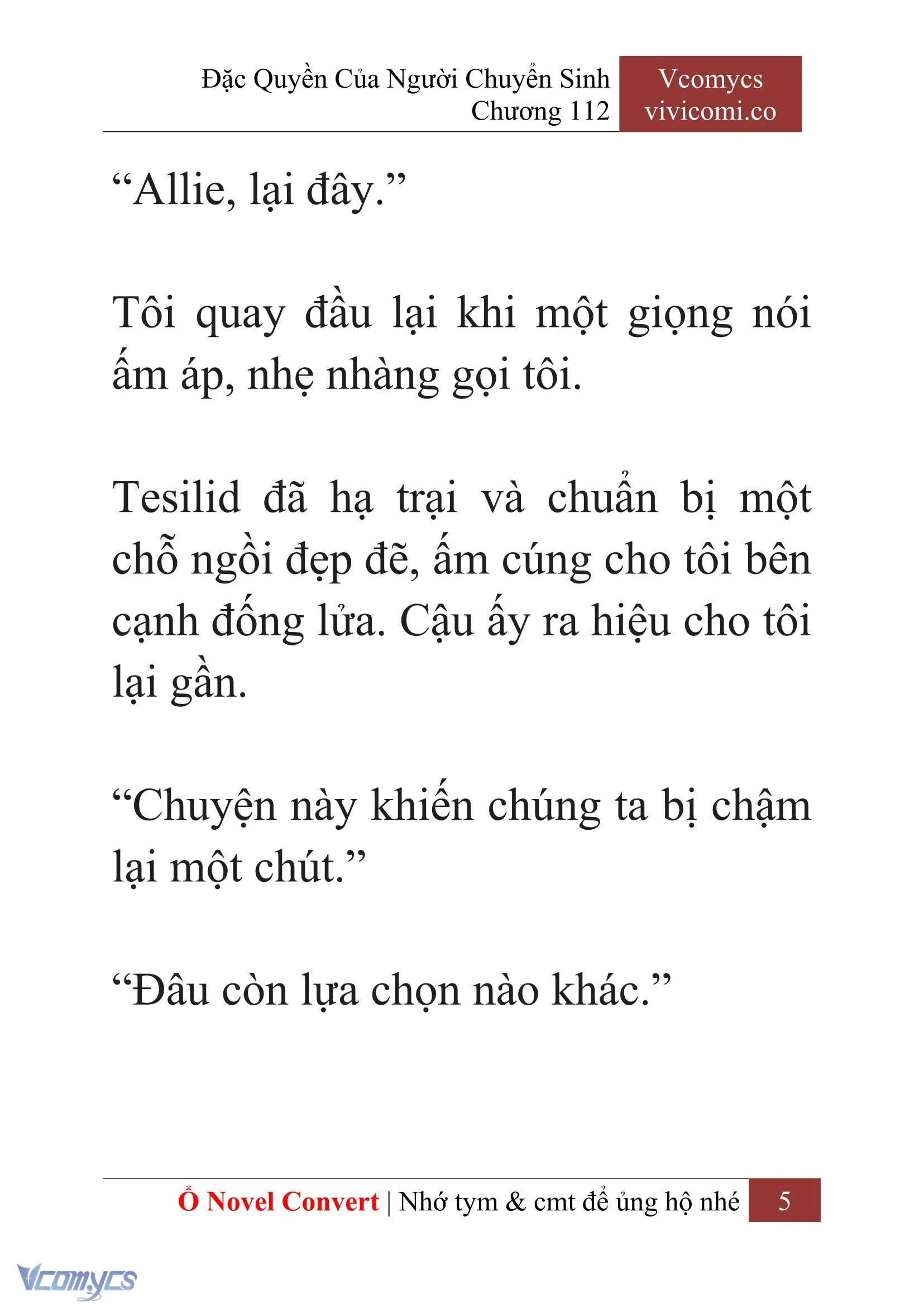 [Novel] Đặc Quyền Của Người Chuyển Sinh Chapter  112 - 7