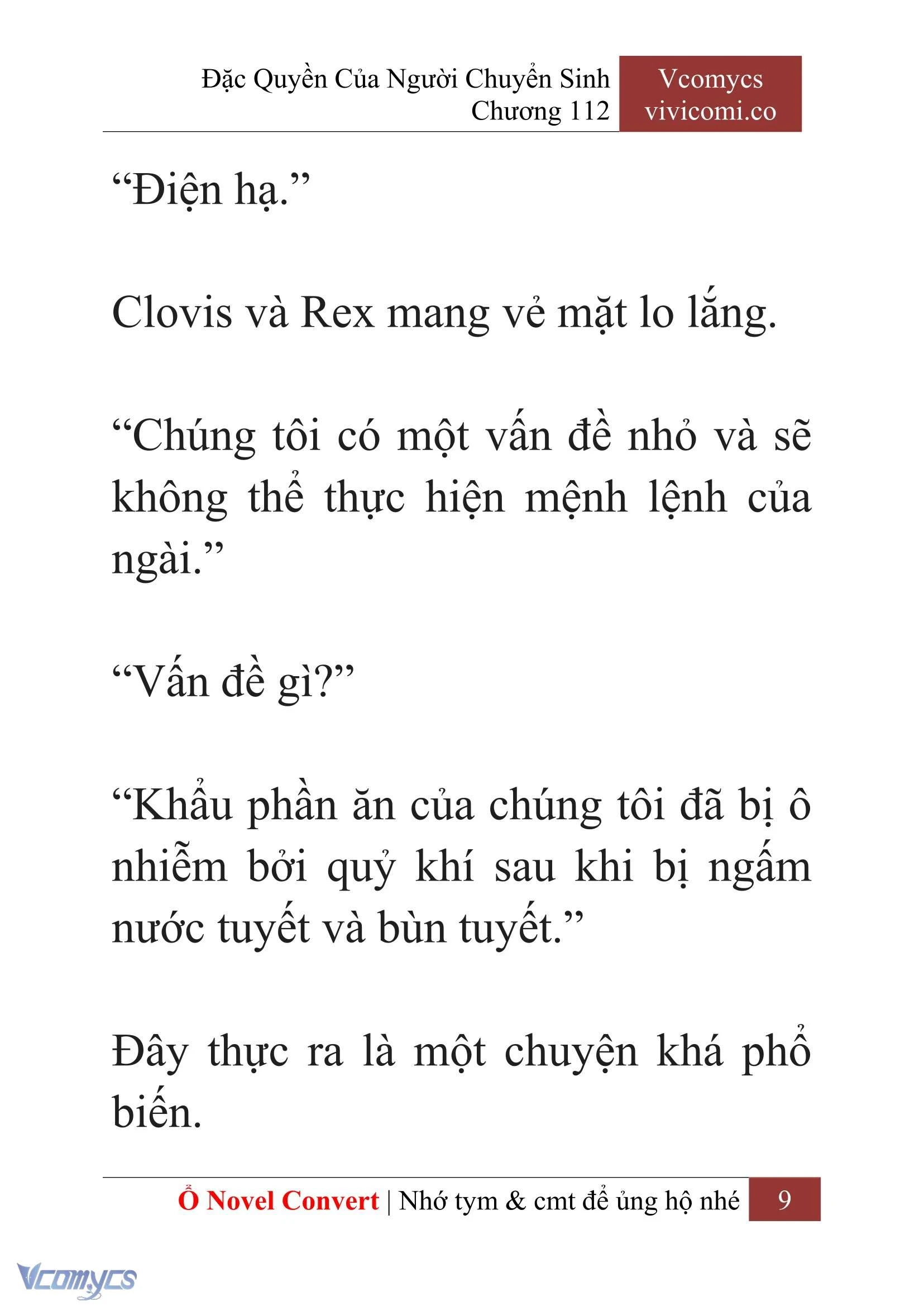 [Novel] Đặc Quyền Của Người Chuyển Sinh Chapter  112 - 11