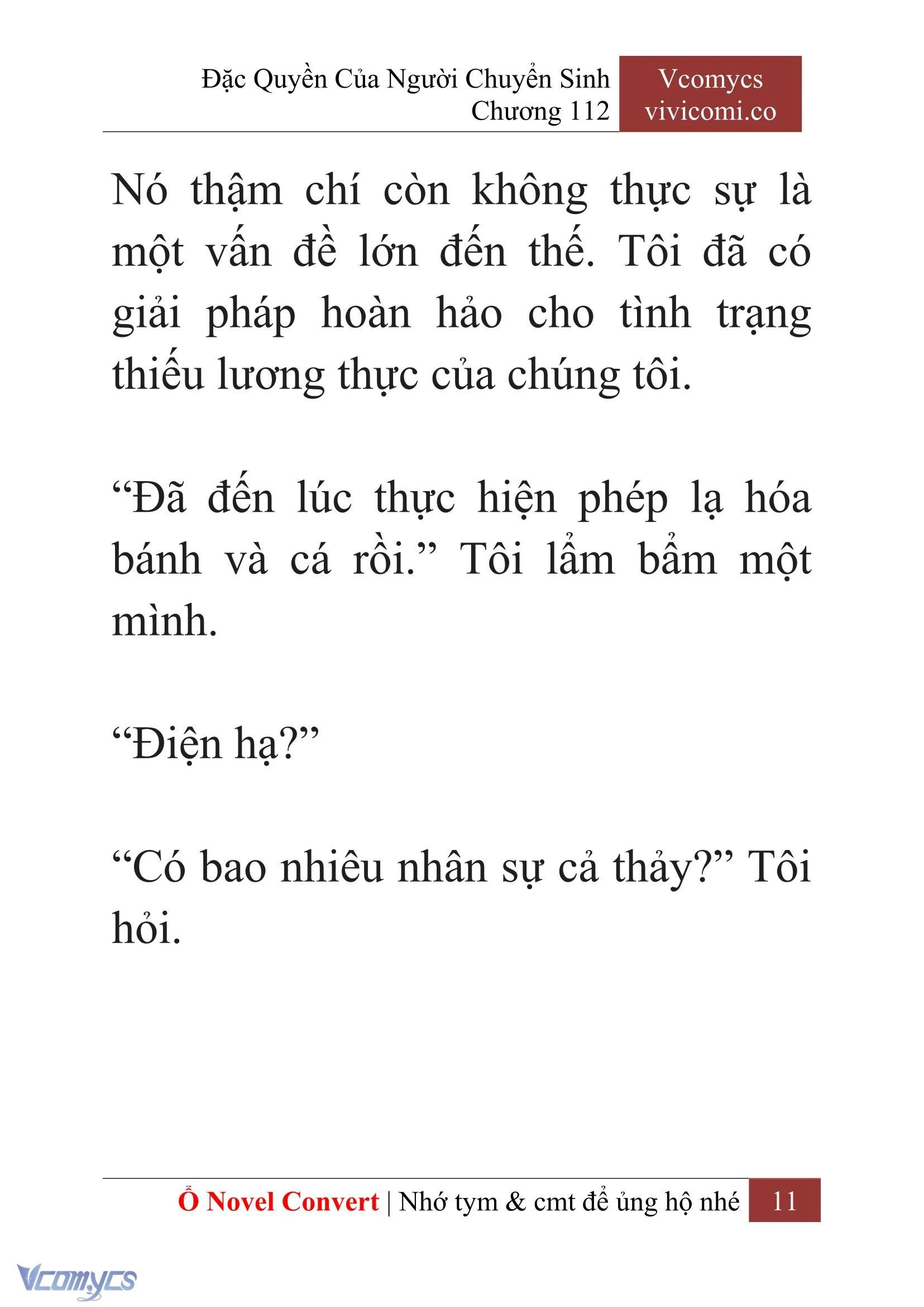 [Novel] Đặc Quyền Của Người Chuyển Sinh Chapter  112 - 13